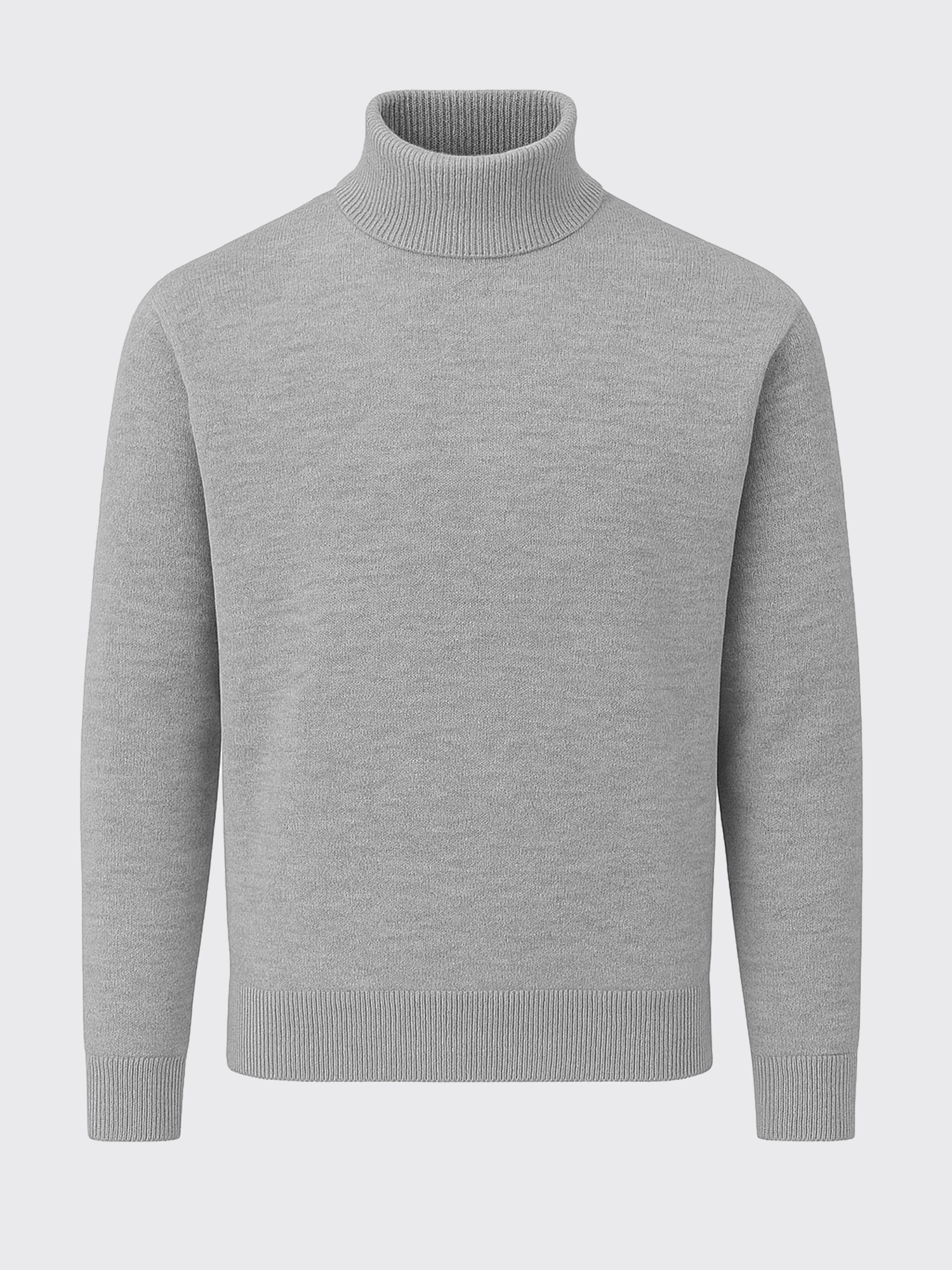 ULTRA MERINO TURTLENECK Gris clair