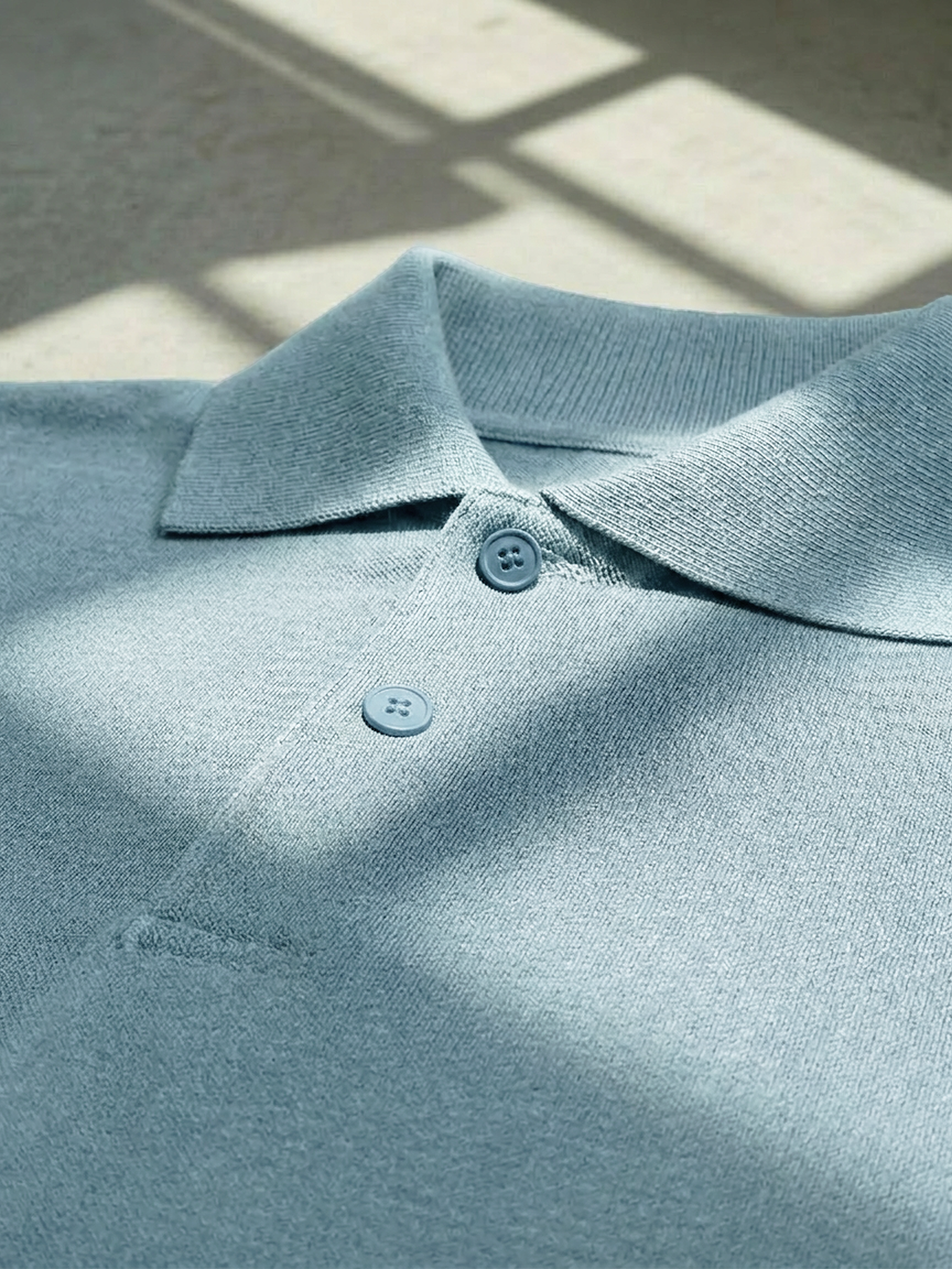 PERFORMANCE MERINO POLO
Bleu Ciel