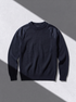 HYBRID MERINO PULLOVER bleu chic
