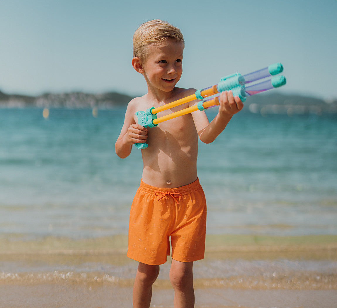 2-IN-1 KIDS SWIMSHORT Orange Tonic