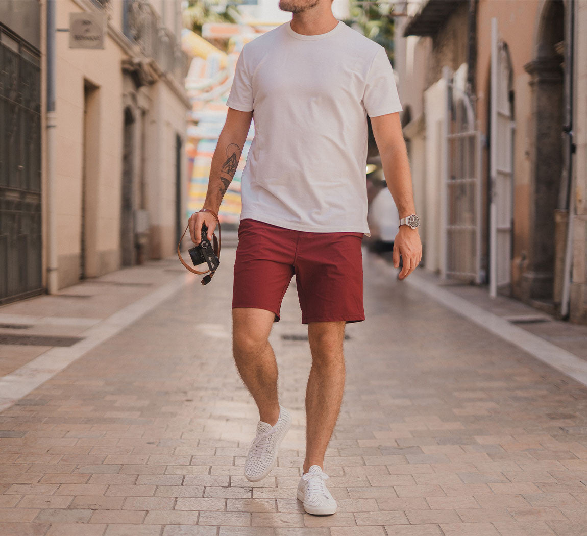 2-IN-1 SWIMSHORT Bordeaux