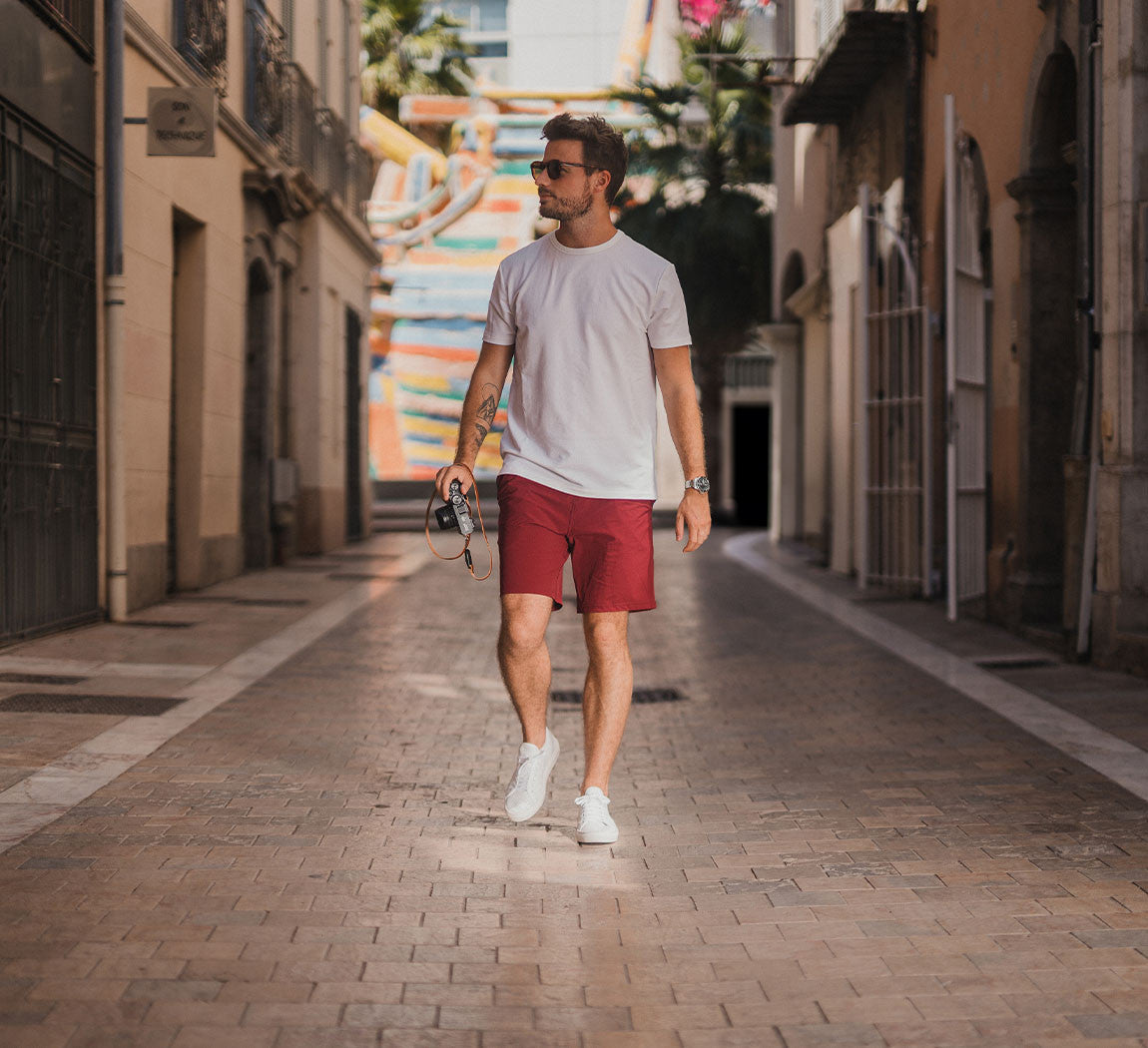 2-IN-1 SWIMSHORT Bordeaux