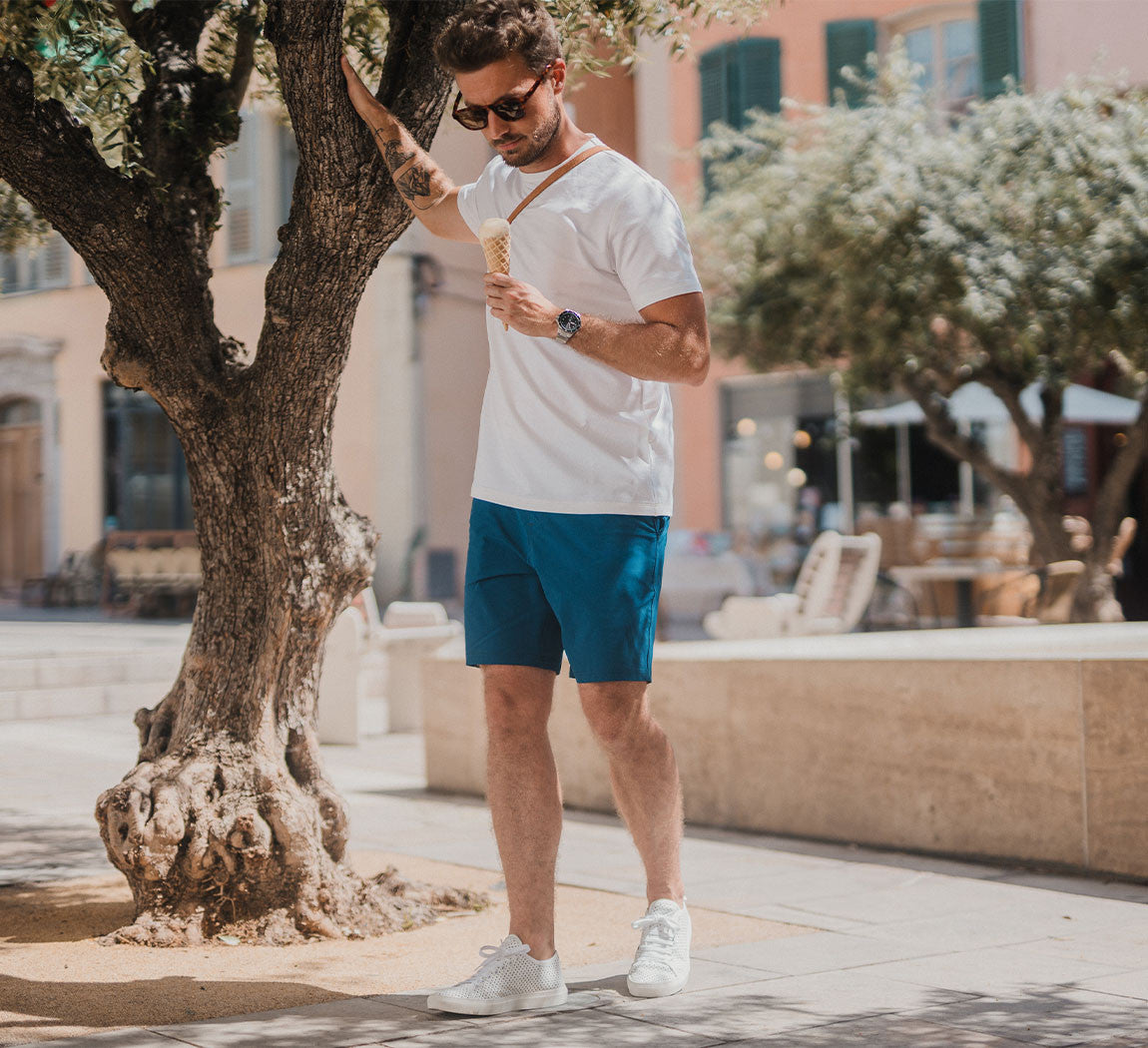 2-IN-1 SWIMSHORT Bleu Canard