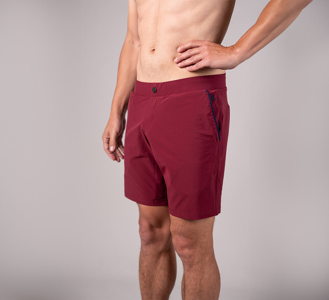 2-IN-1 SWIMSHORT Bordeaux