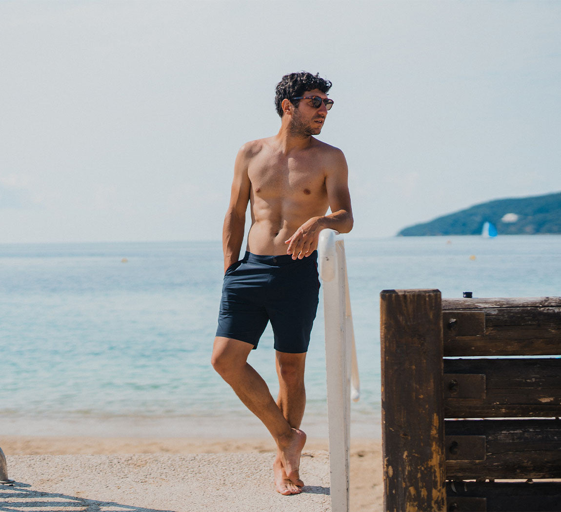 2-IN-1 SWIMSHORT Bleu Chic