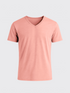 ACTION MERINO V-NECK TEE Rose