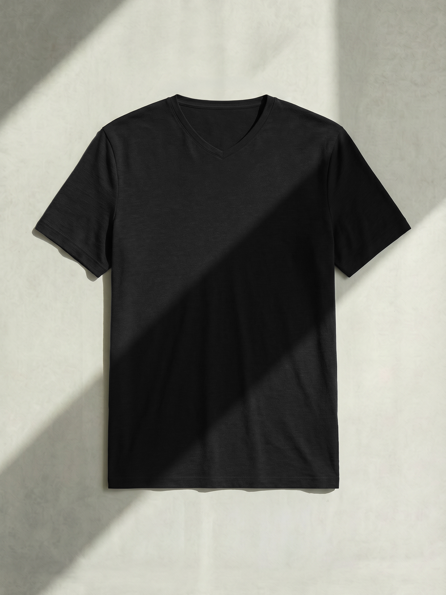 PERFORMANCE MERINO V-NECK Noir