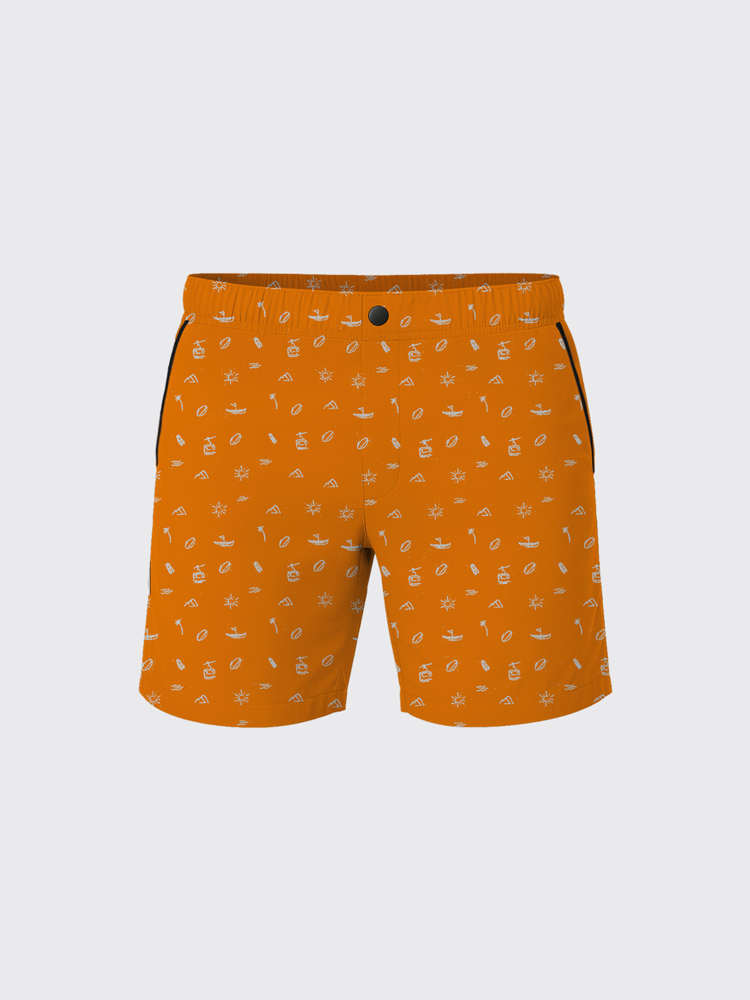 ANNIVERSARY 2-IN-1 SWIMSHORT Orange Tonic