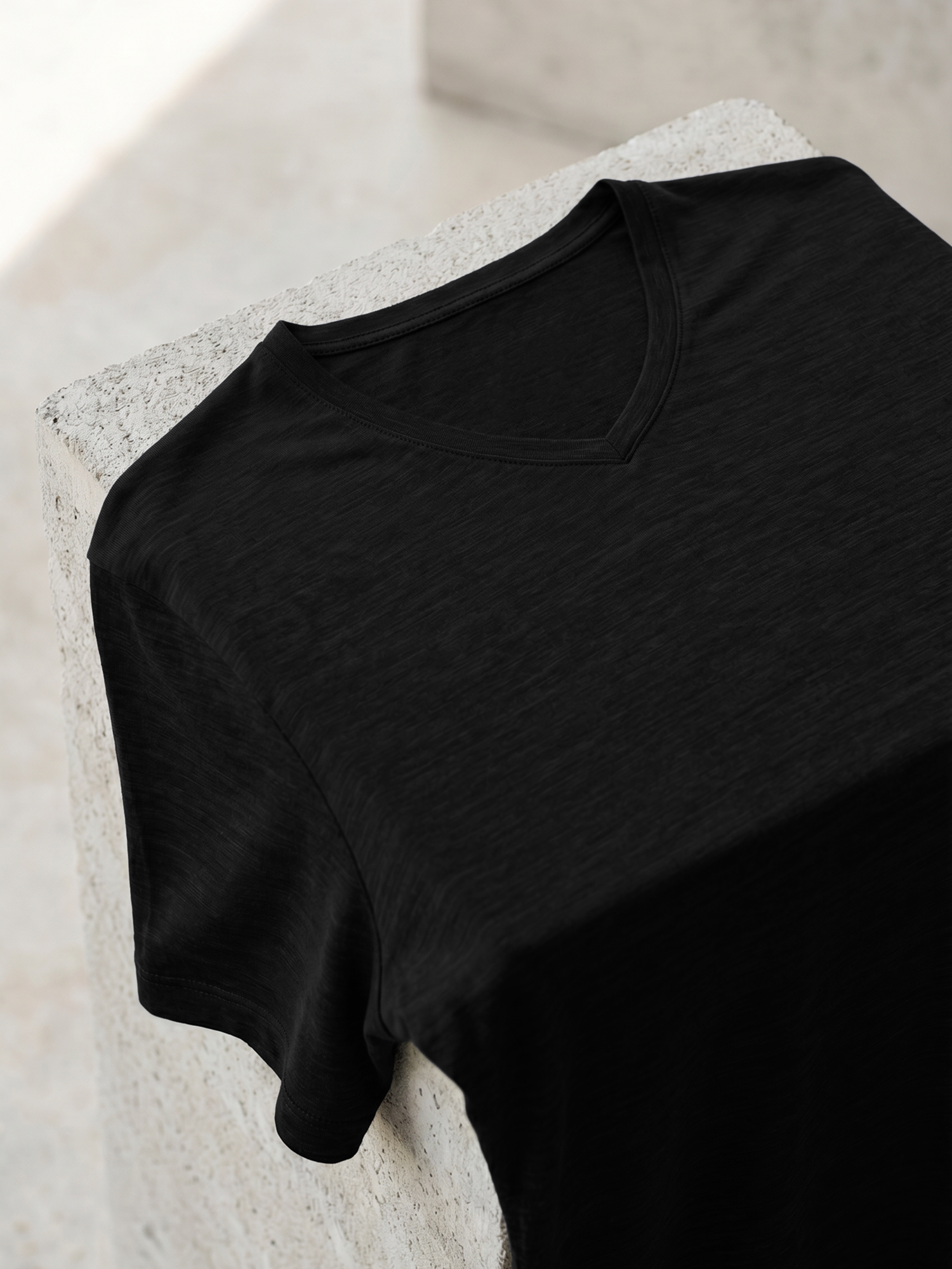 PERFORMANCE MERINO V-NECK Noir