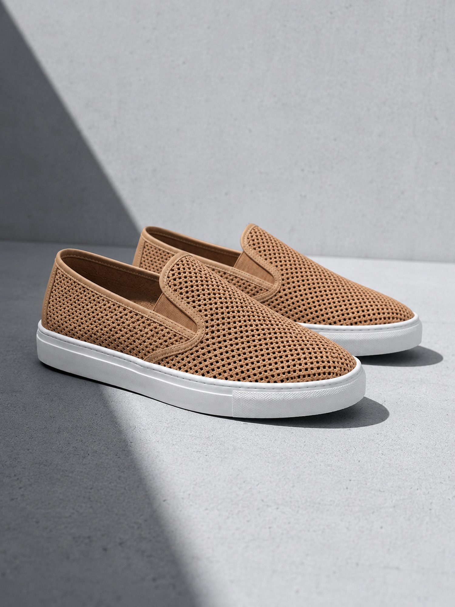 RIVIERA SLIP ONS Camel