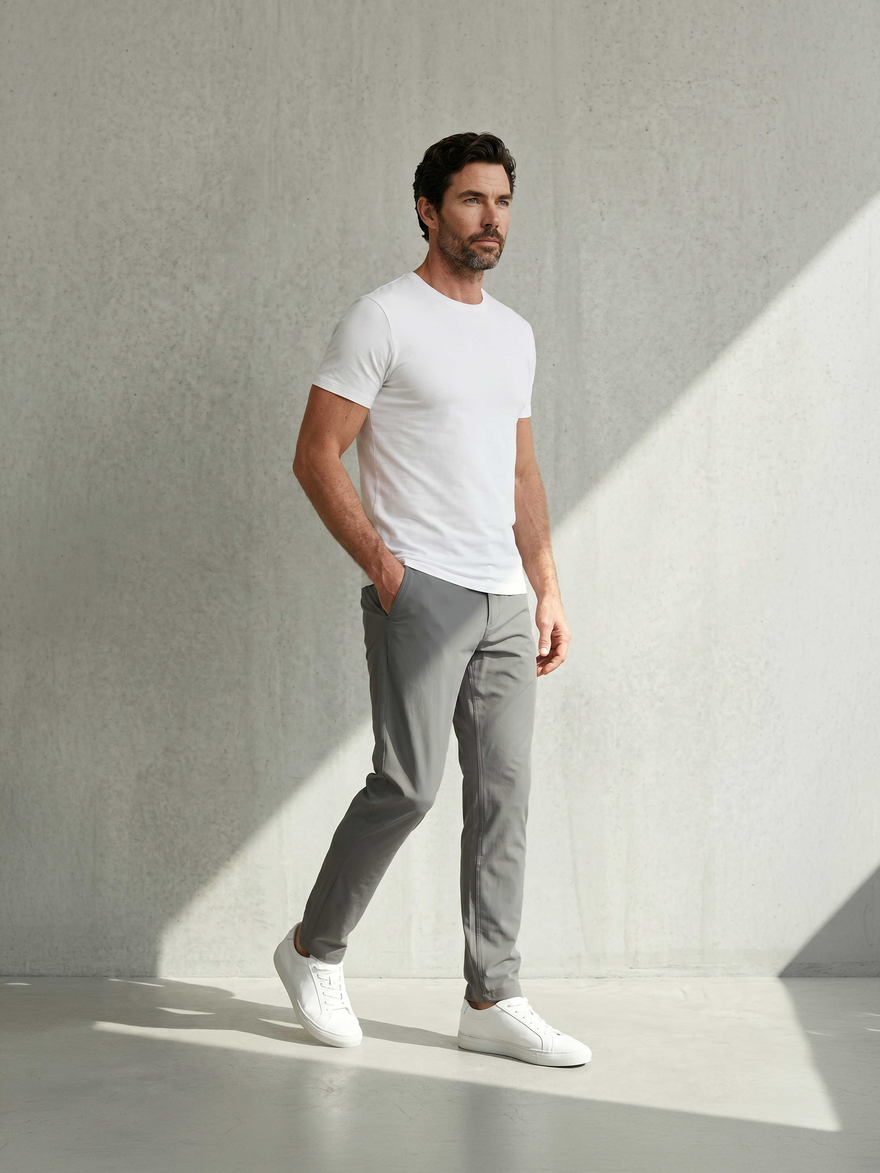 FREEDOM PANTS Gris Clair