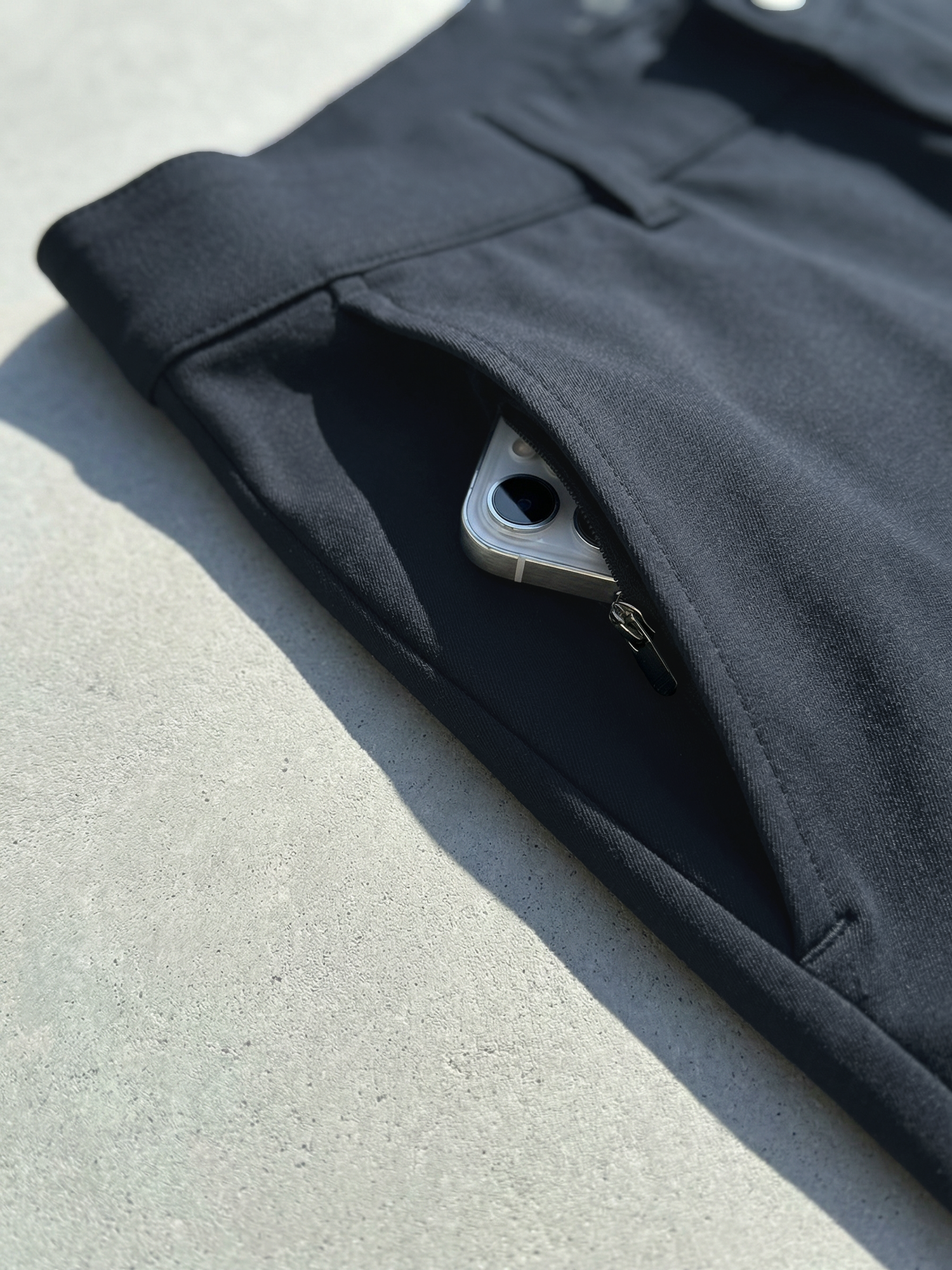 PERFORMANCE CHINOS Bleu Gris