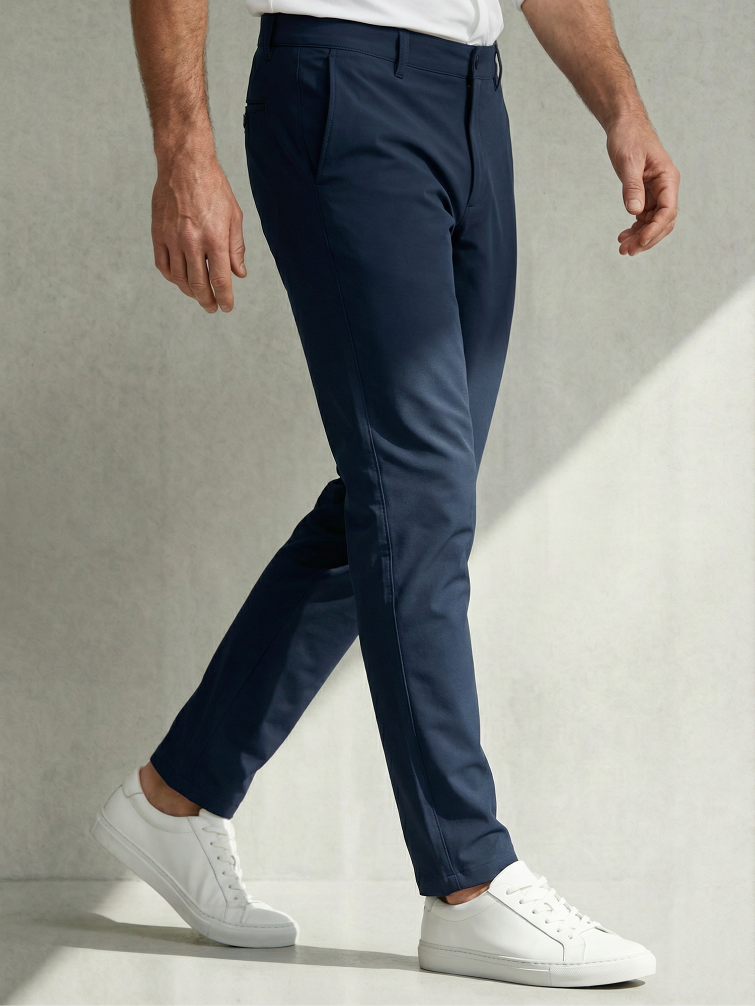 PERFORMANCE CHINOS Bleu Chic