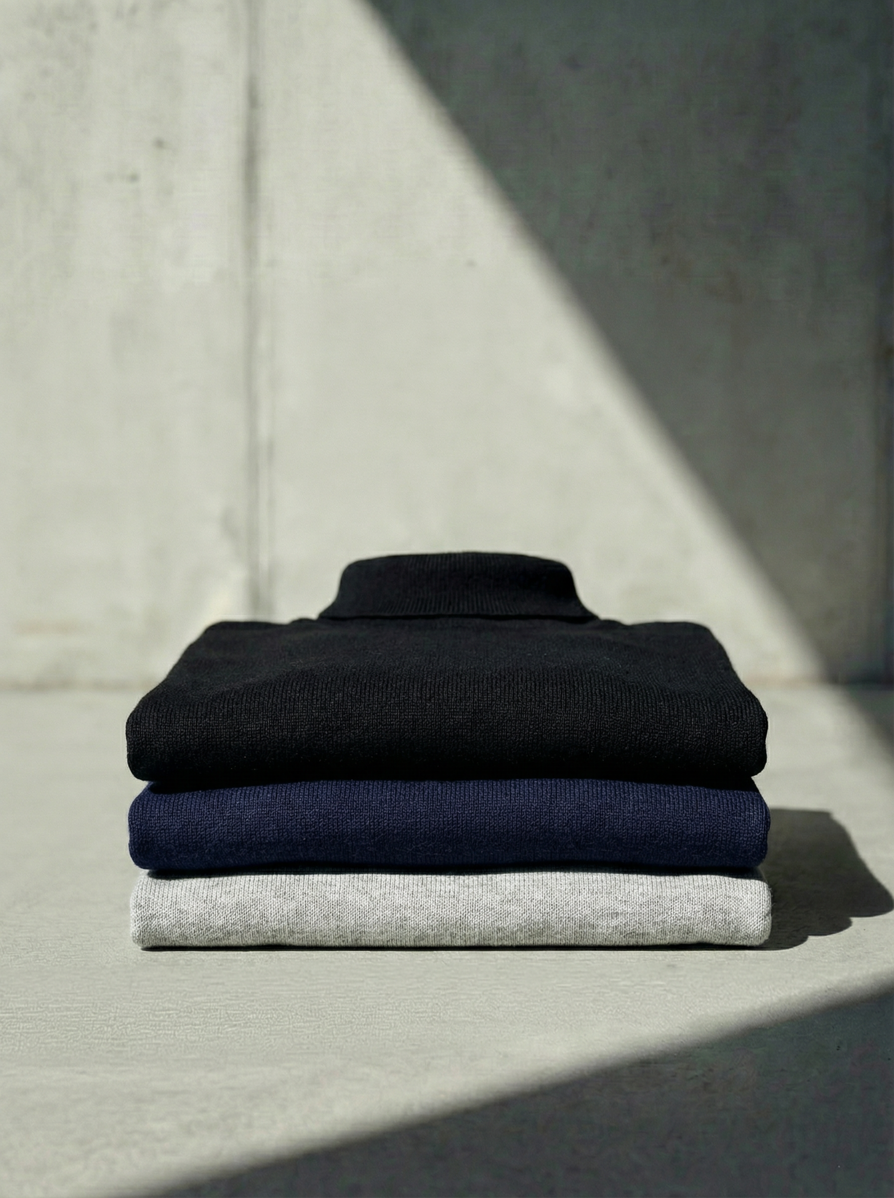 ULTRA MERINO TURTLENECK Bleu Chic