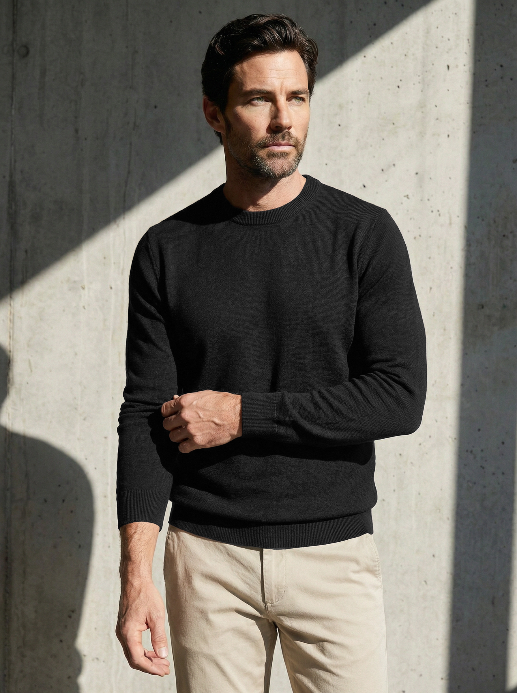 ULTRA MERINO PULLOVER Noir