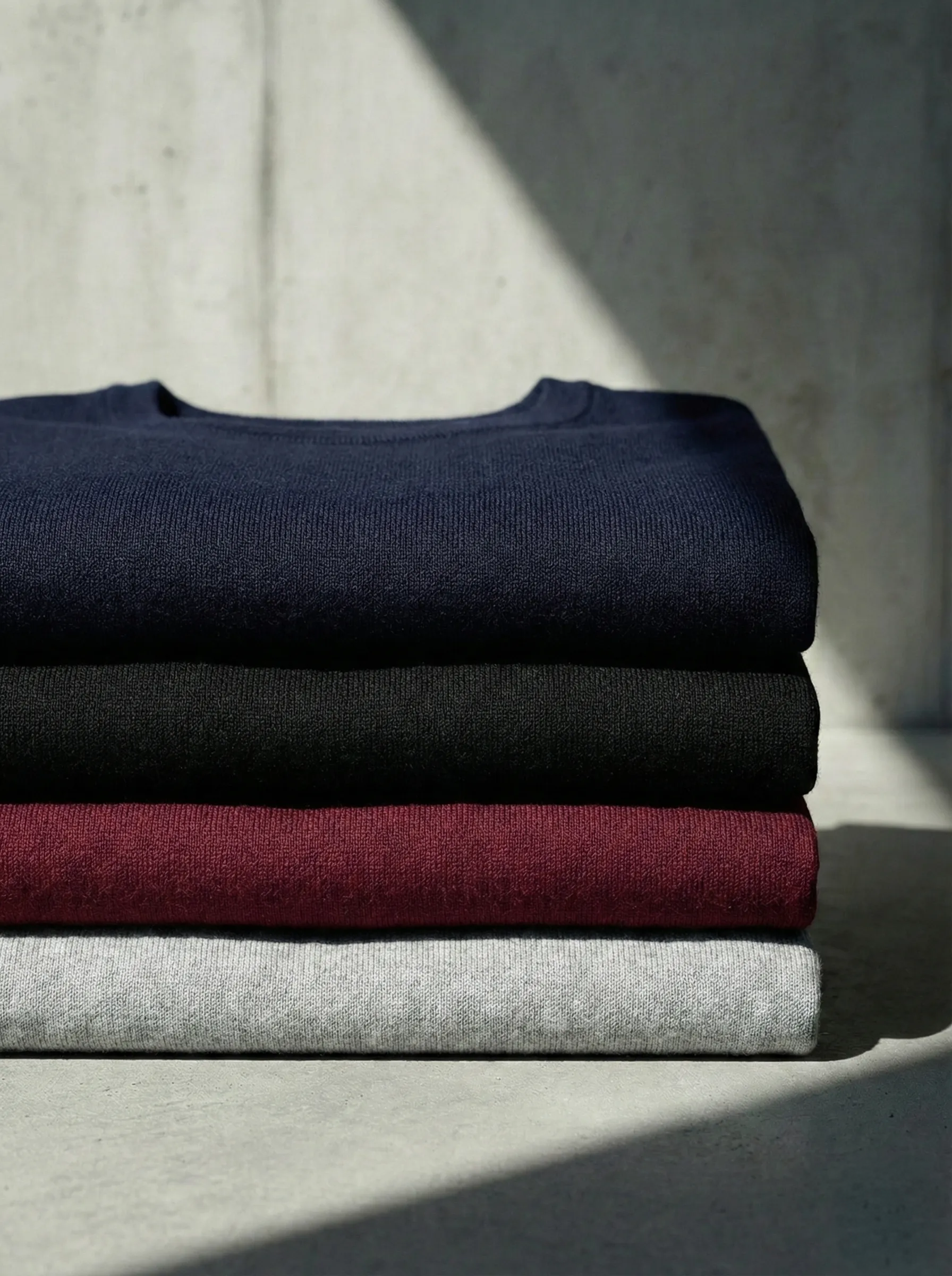 ULTRA MERINO PULLOVER Gris clair