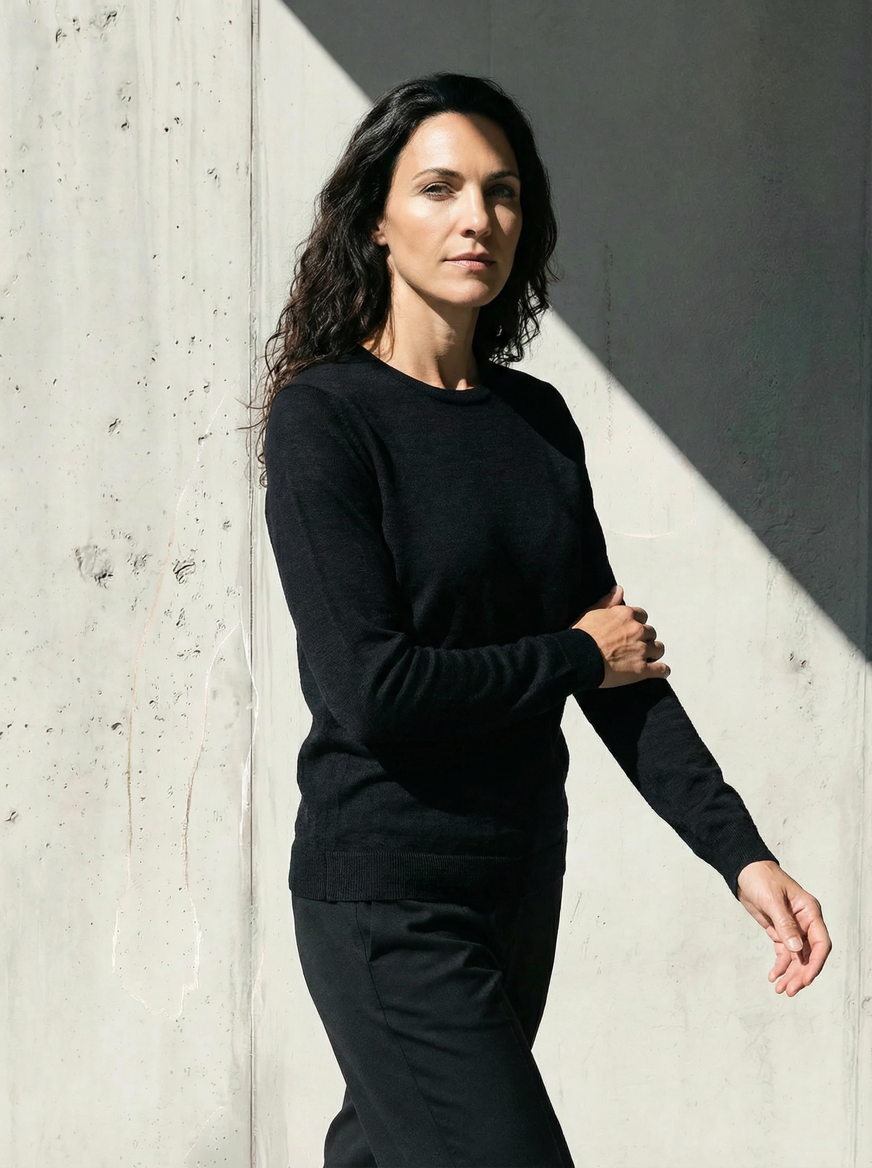 WOMAN ULTRA MERINO PULLOVER Noir