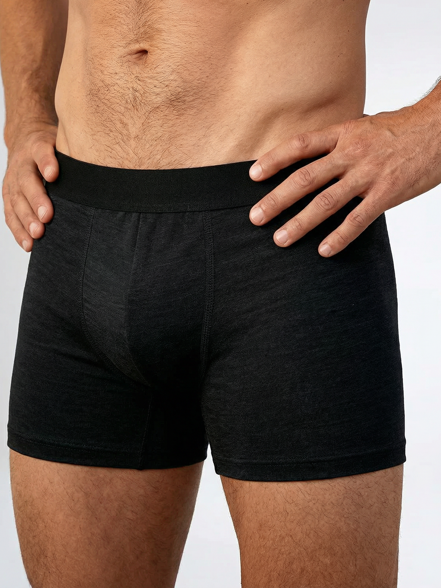 PERFORMANCE MERINO BOXER Noir