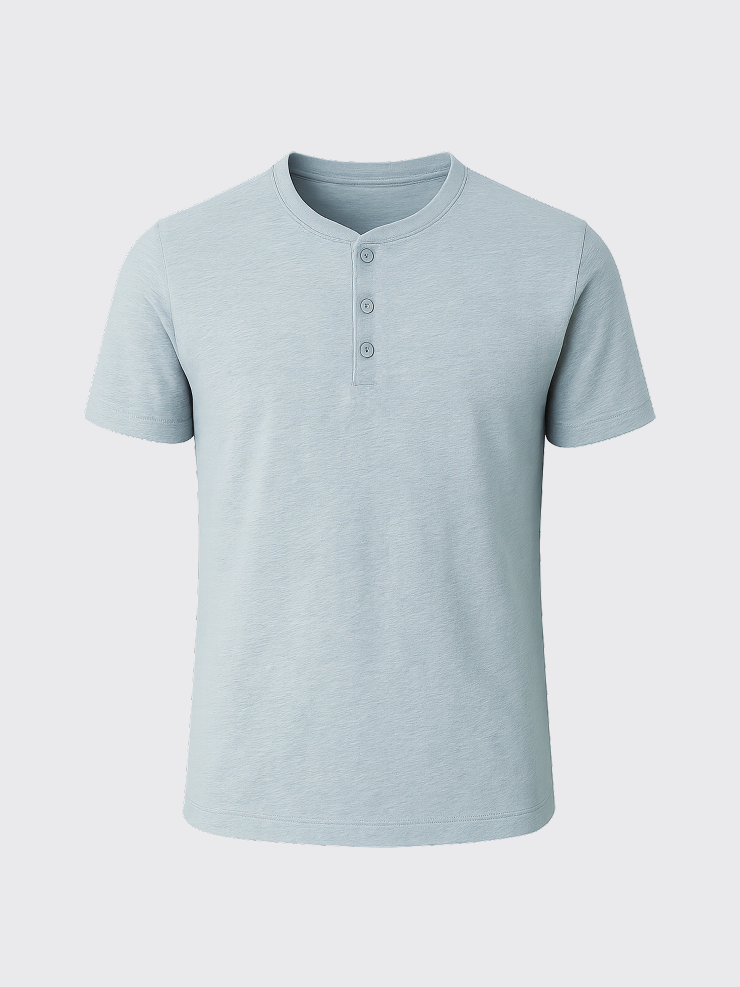 DRY HEMP HENLEY Bleu Ciel
