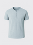 DRY HEMP HENLEY Bleu Ciel