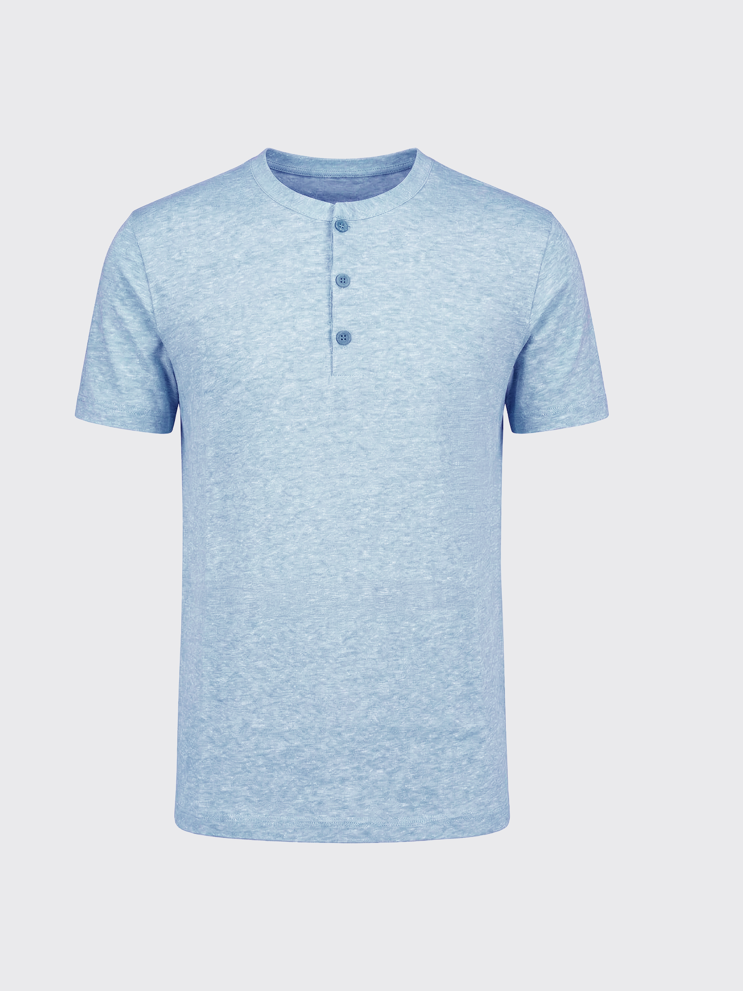 main out DRY HEMP HENLEY Bleu Ciel