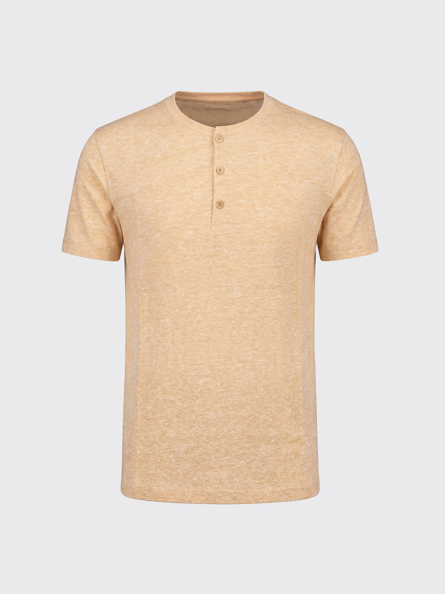 main out DRY HEMP HENLEY Peche