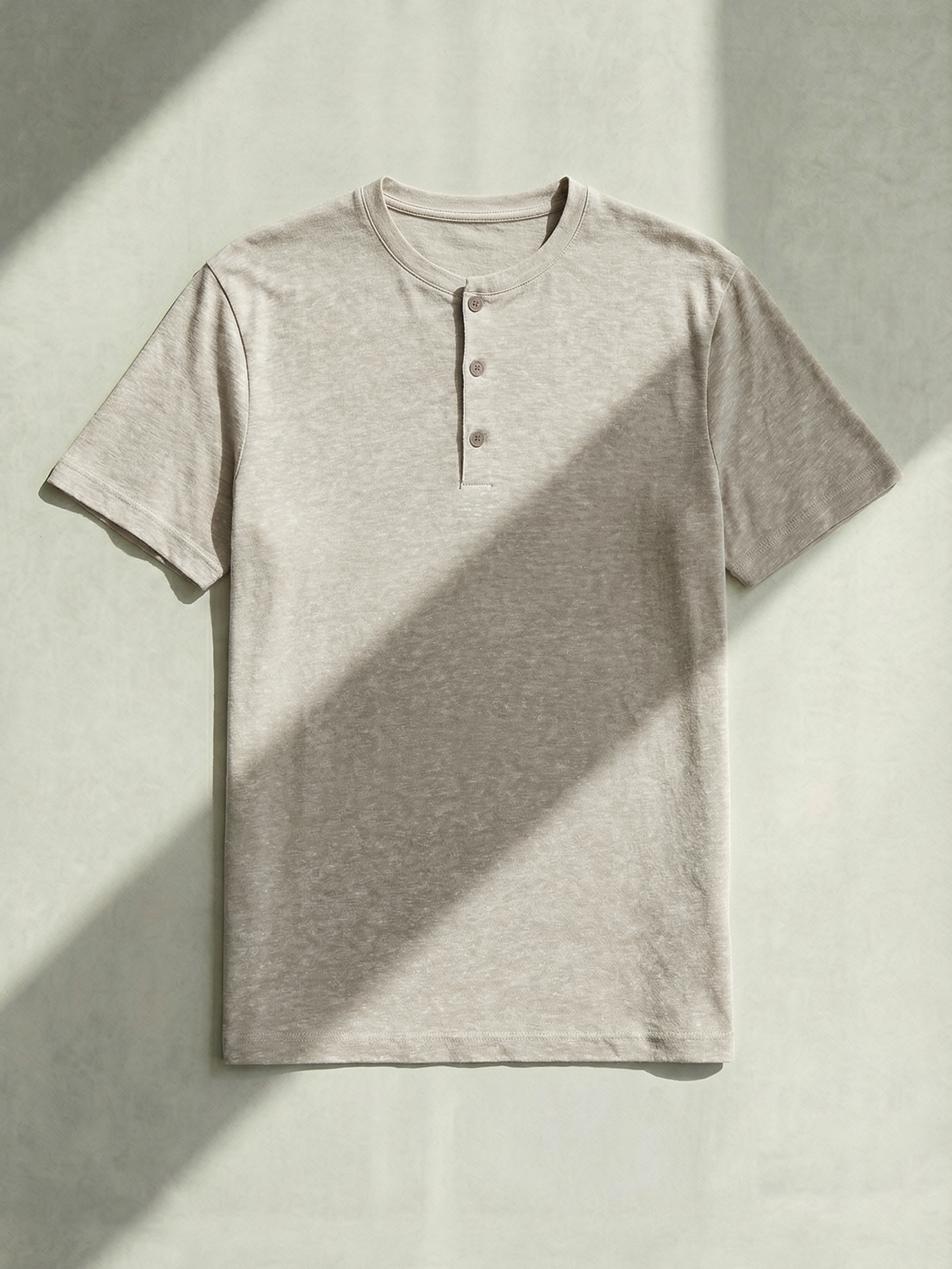 DRY HEMP HENLEY Sable