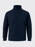 ESSENTIAL MERINO ZIP SWEATER Bleu Chic