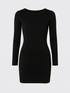 EVOLUTION MERINO LONG SLEEVES DRESS Noir