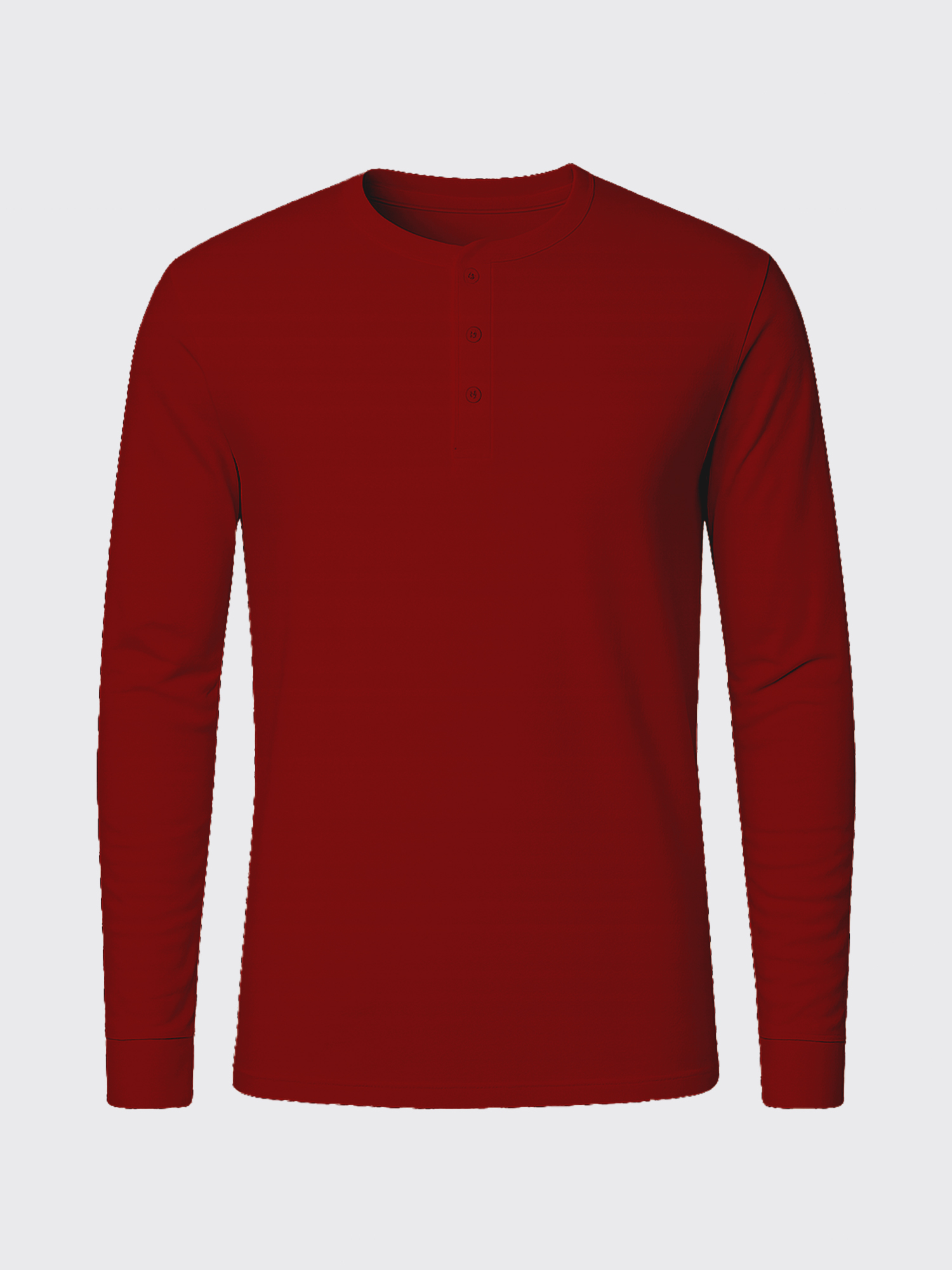 EVOLUTION MERINO HENLEY Bordeaux