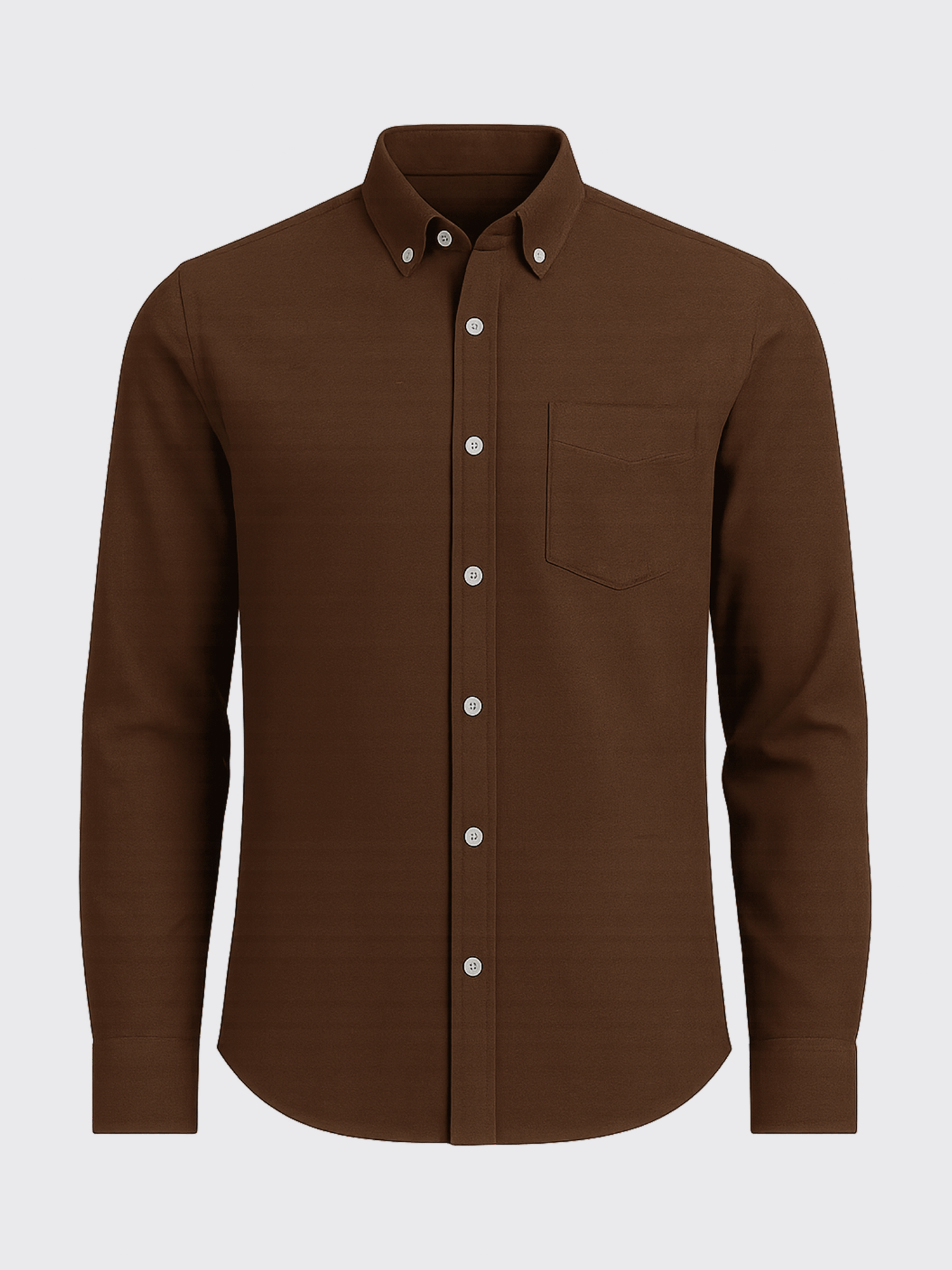 MERINO FLANNEL SHIRT Rouille