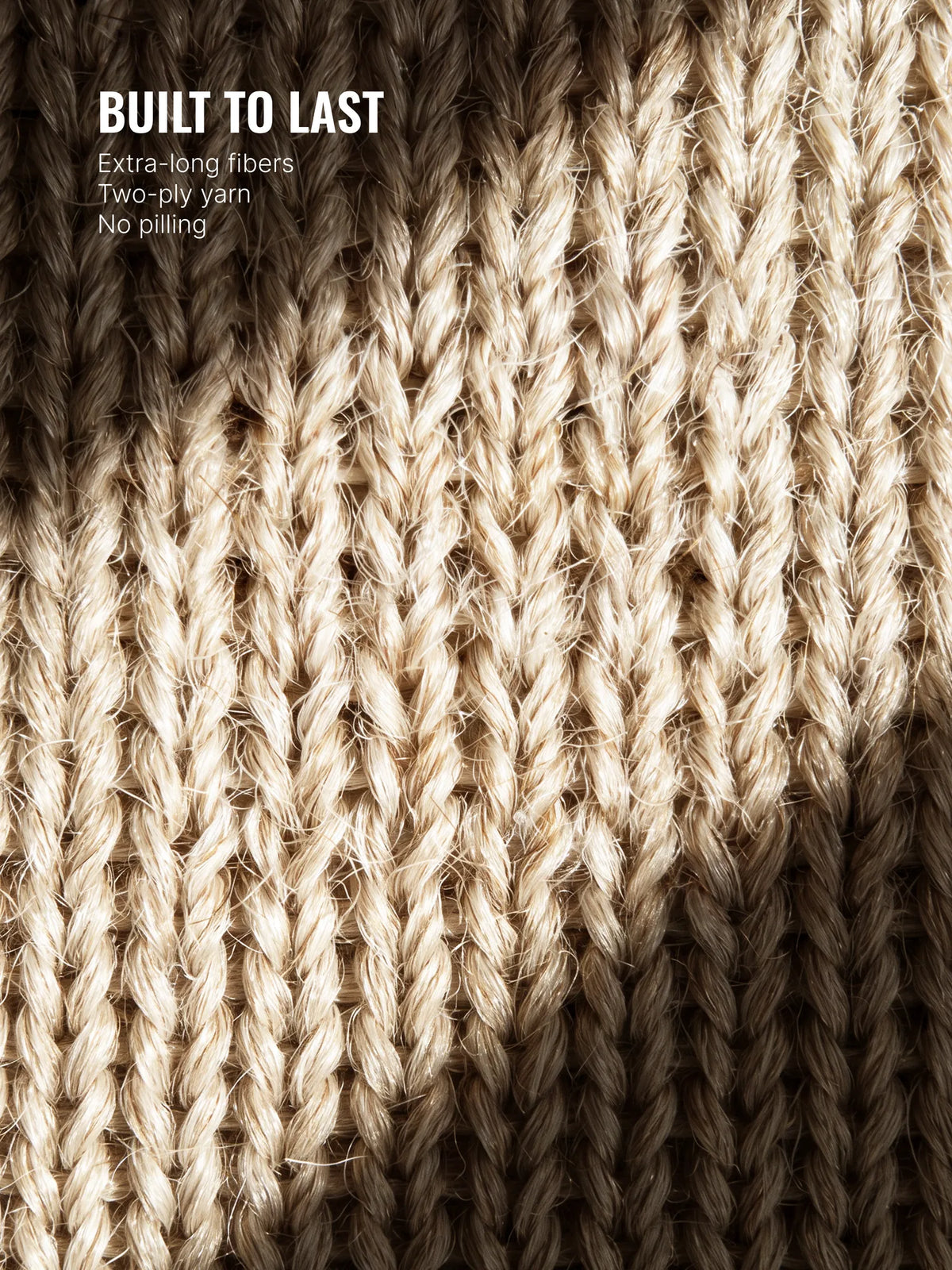 MILANO MERINO PULLOVER Beige