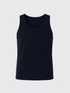 ACTION MERINO TANK Bleu Chic