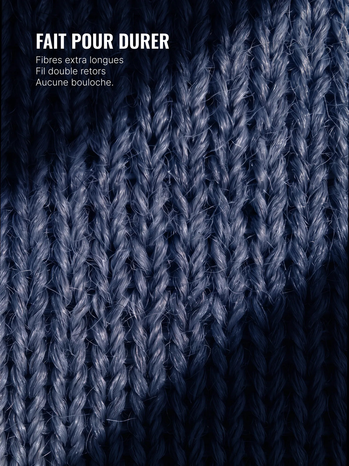 MILANO MERINO PULLOVER Bleu chic
