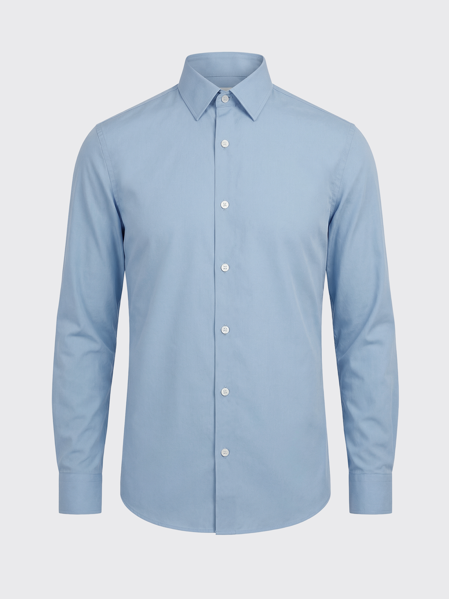 main out ACTIVE STRETCH SHIRT Bleu ciel