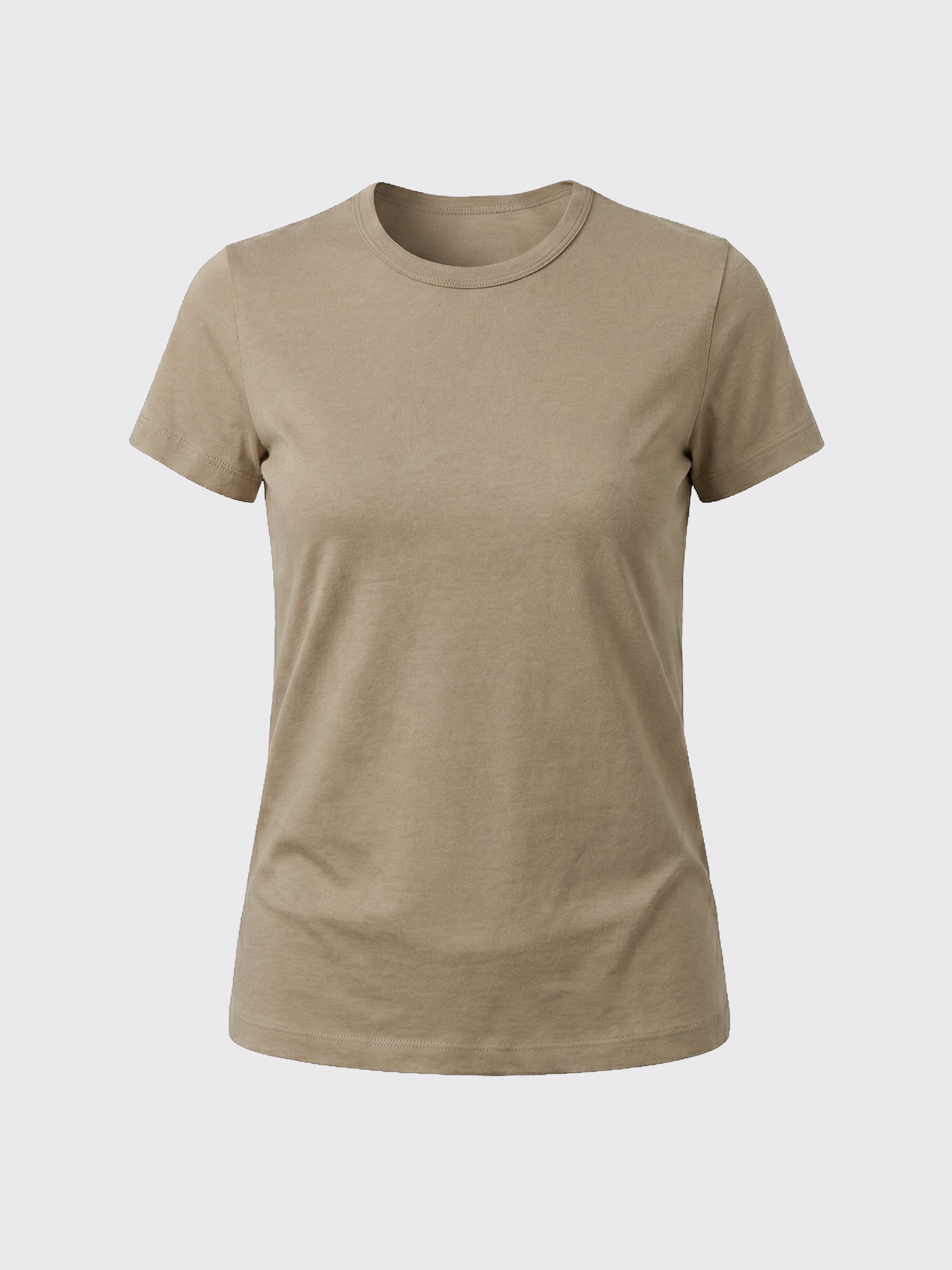 main out WOMAN PURE MERINO T-SHIRT Sable