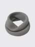 SEAMLESS MERINO SNOOD Gris Clair