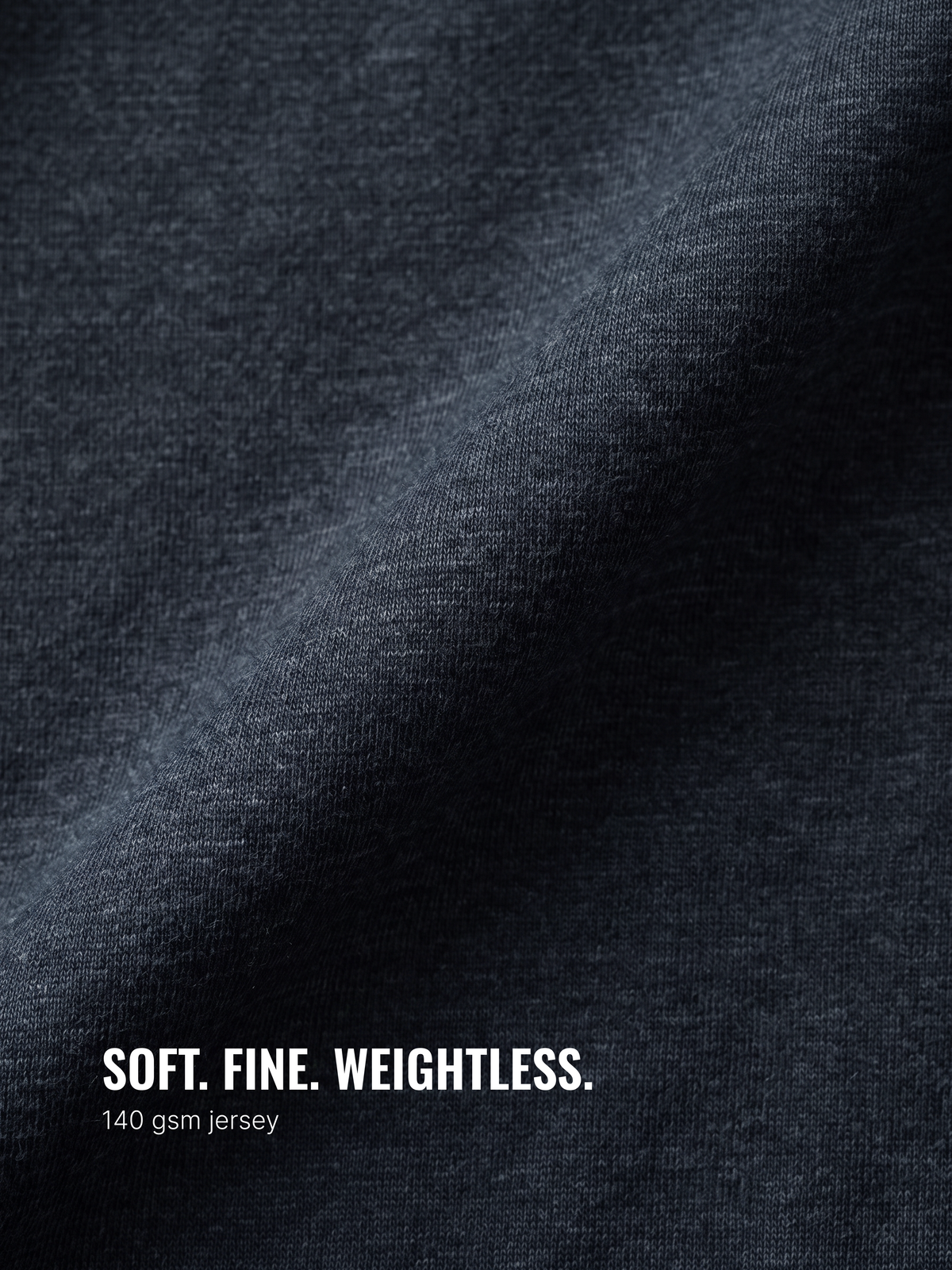 MERINO JERSEY SHIRT bleu chic