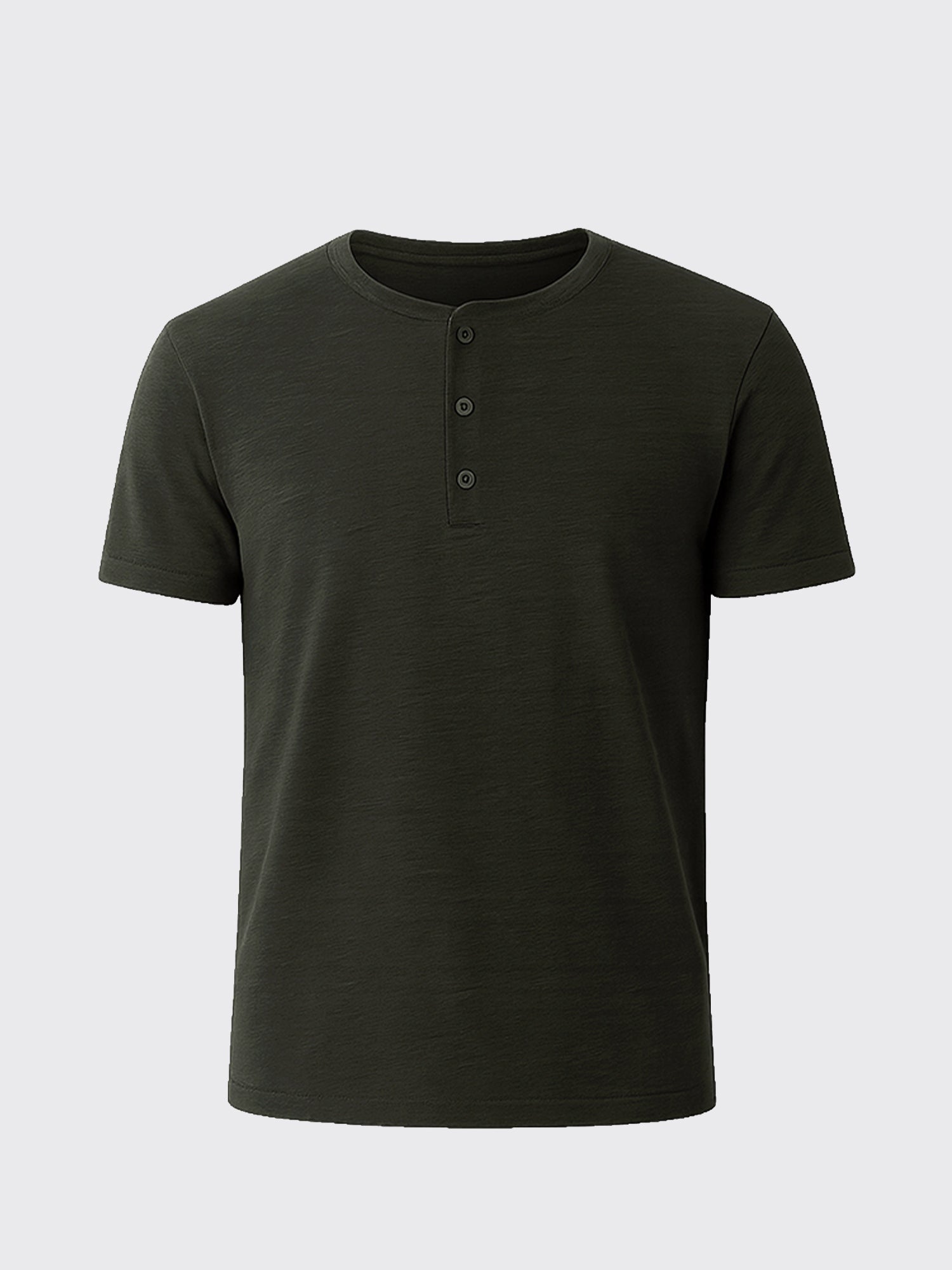 PERFORMANCE MERINO HENLEY Kaki