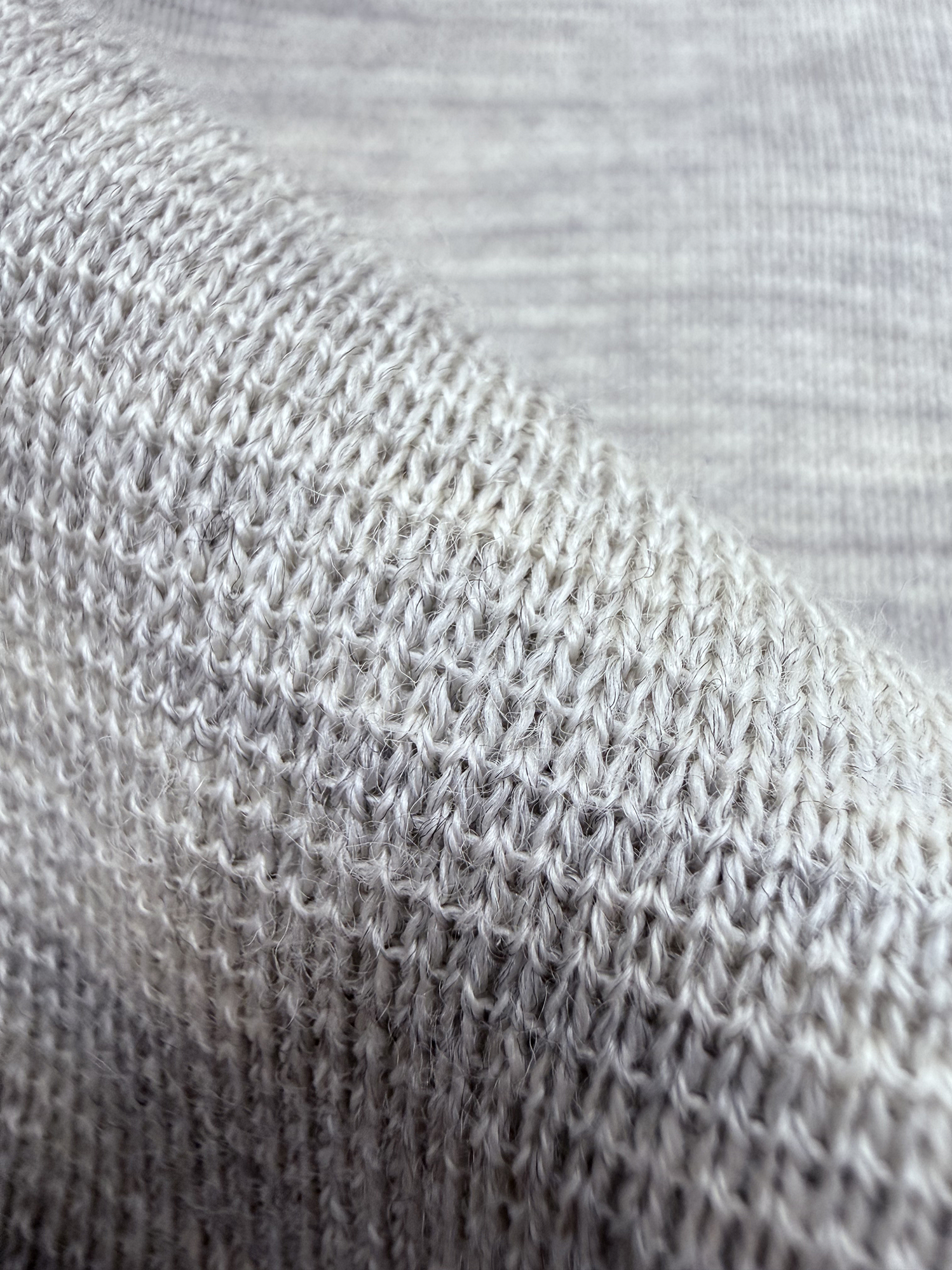 ULTRA MERINO PULLOVER Gris clair