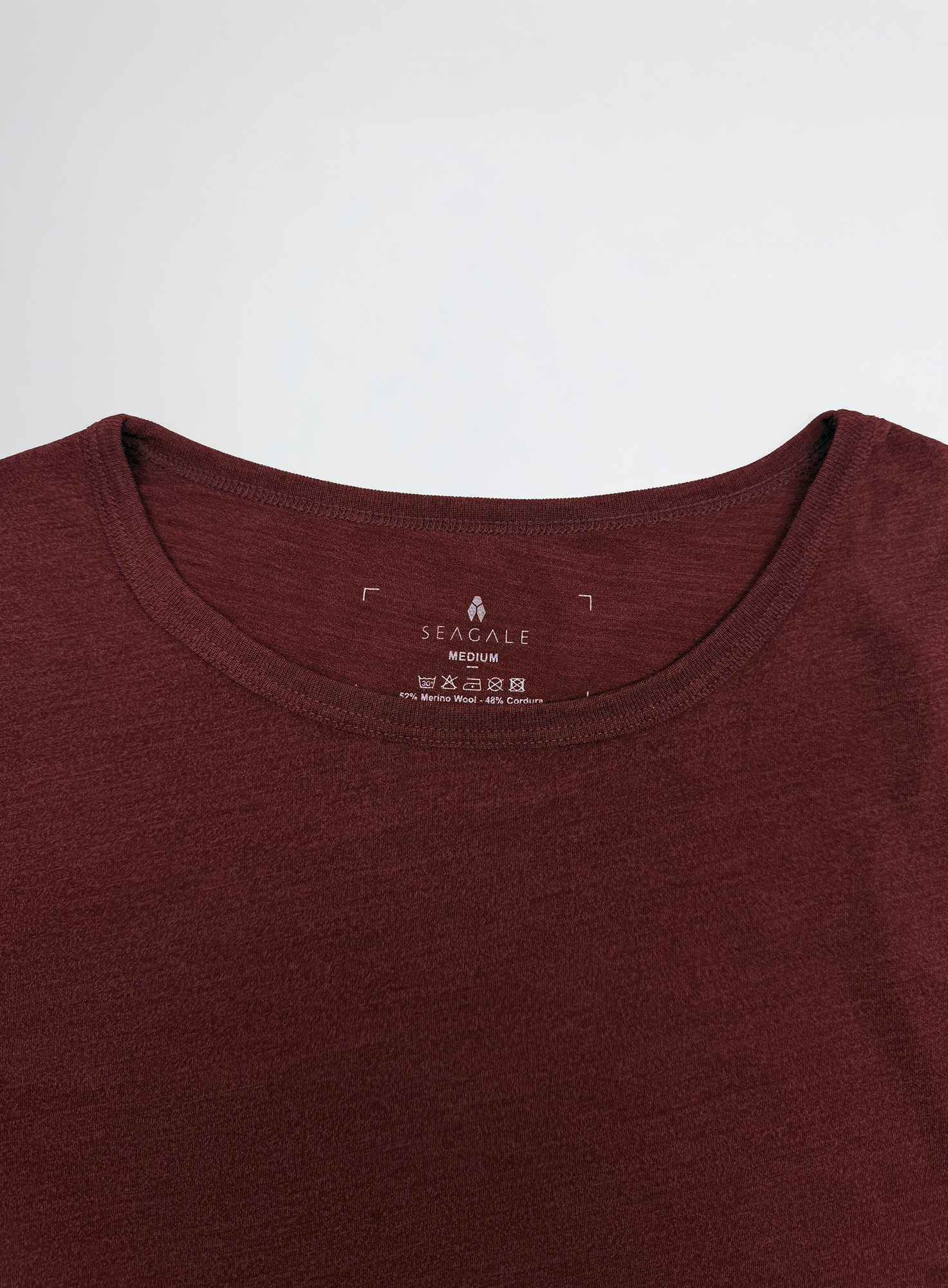 PERFORMANCE MERINO T-SHIRT Bordeaux