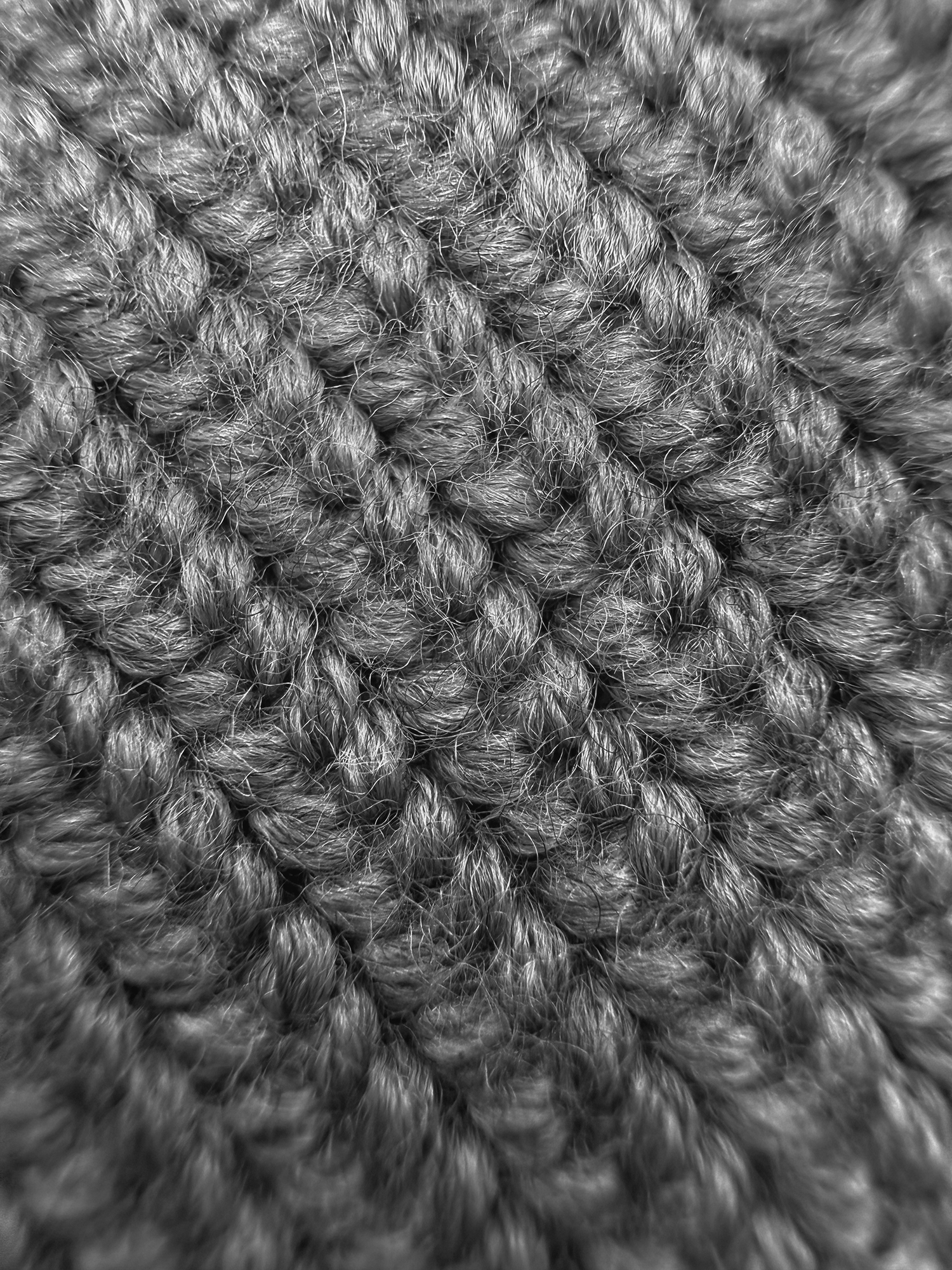 SEAMLESS MERINO SNOOD Gris Clair