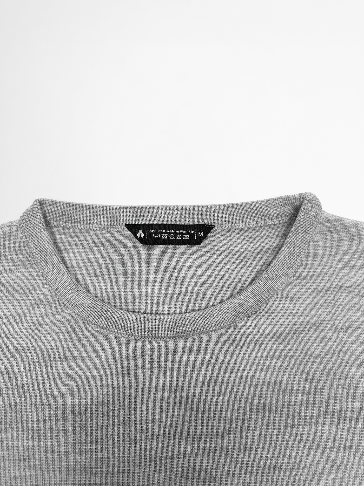 WOMAN ULTRA MERINO PULLOVER Gris Clair