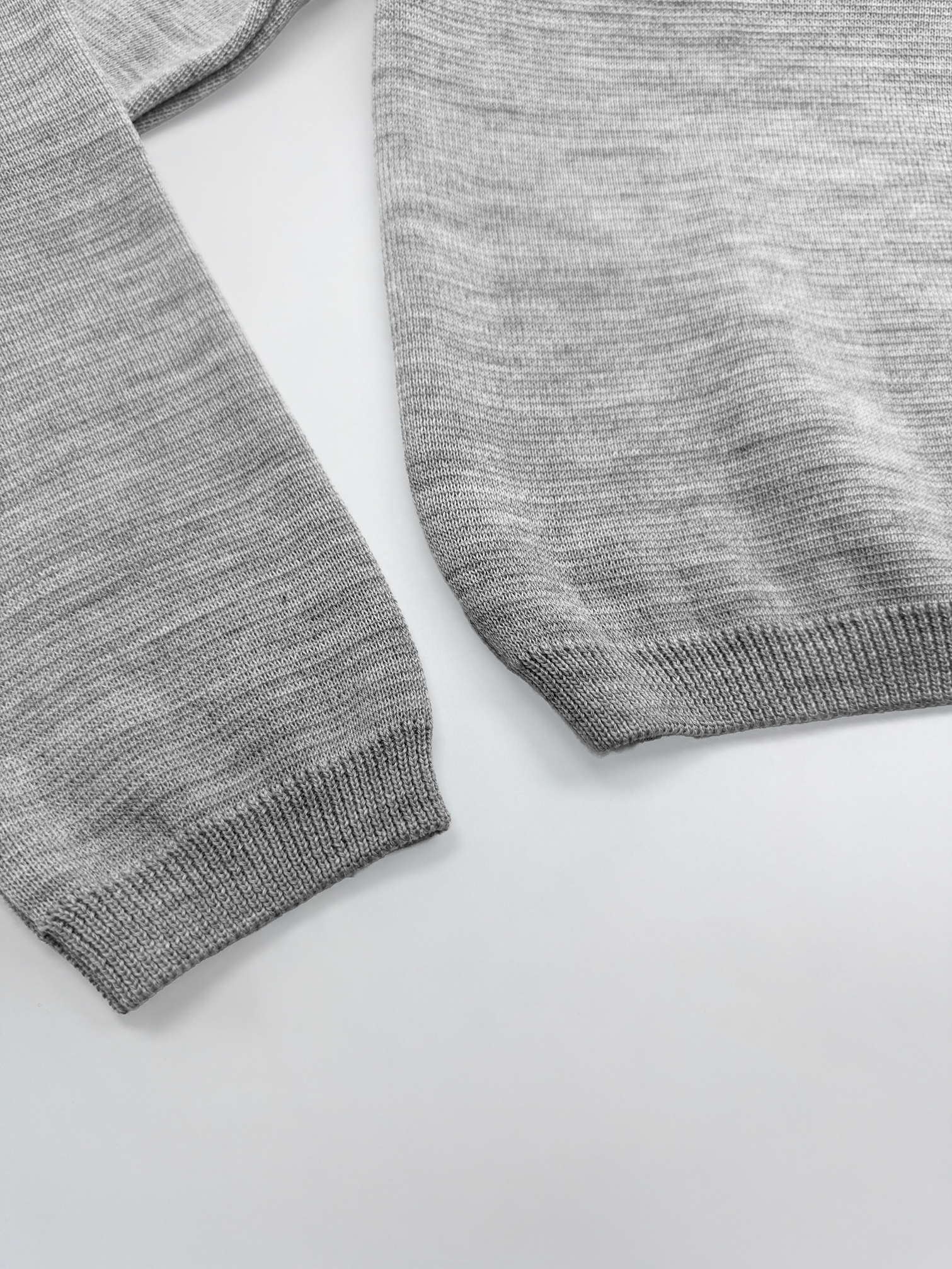 WOMAN ULTRA MERINO PULLOVER Gris Clair