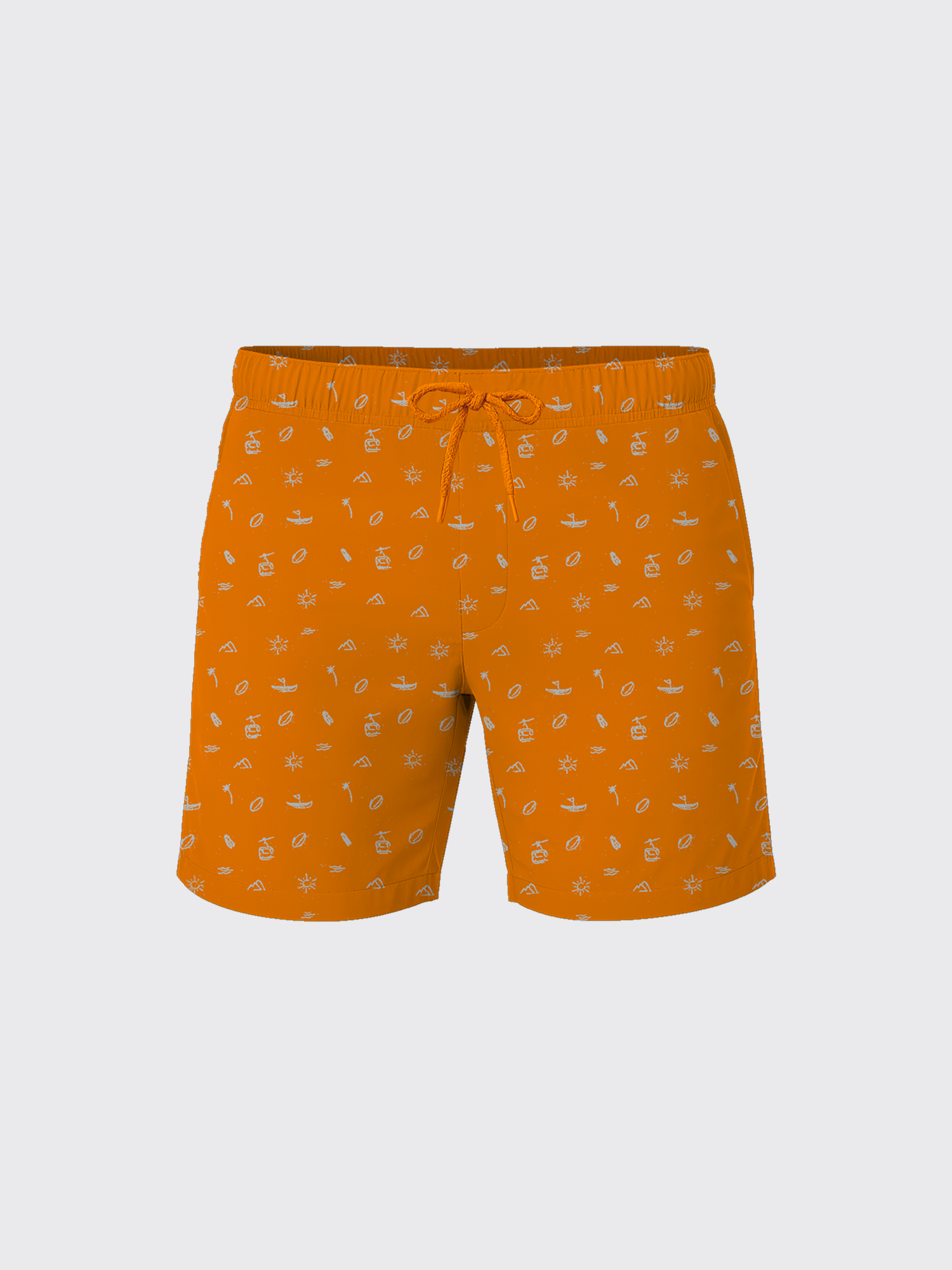 2-IN-1 KIDS SWIMSHORT Orange Tonic