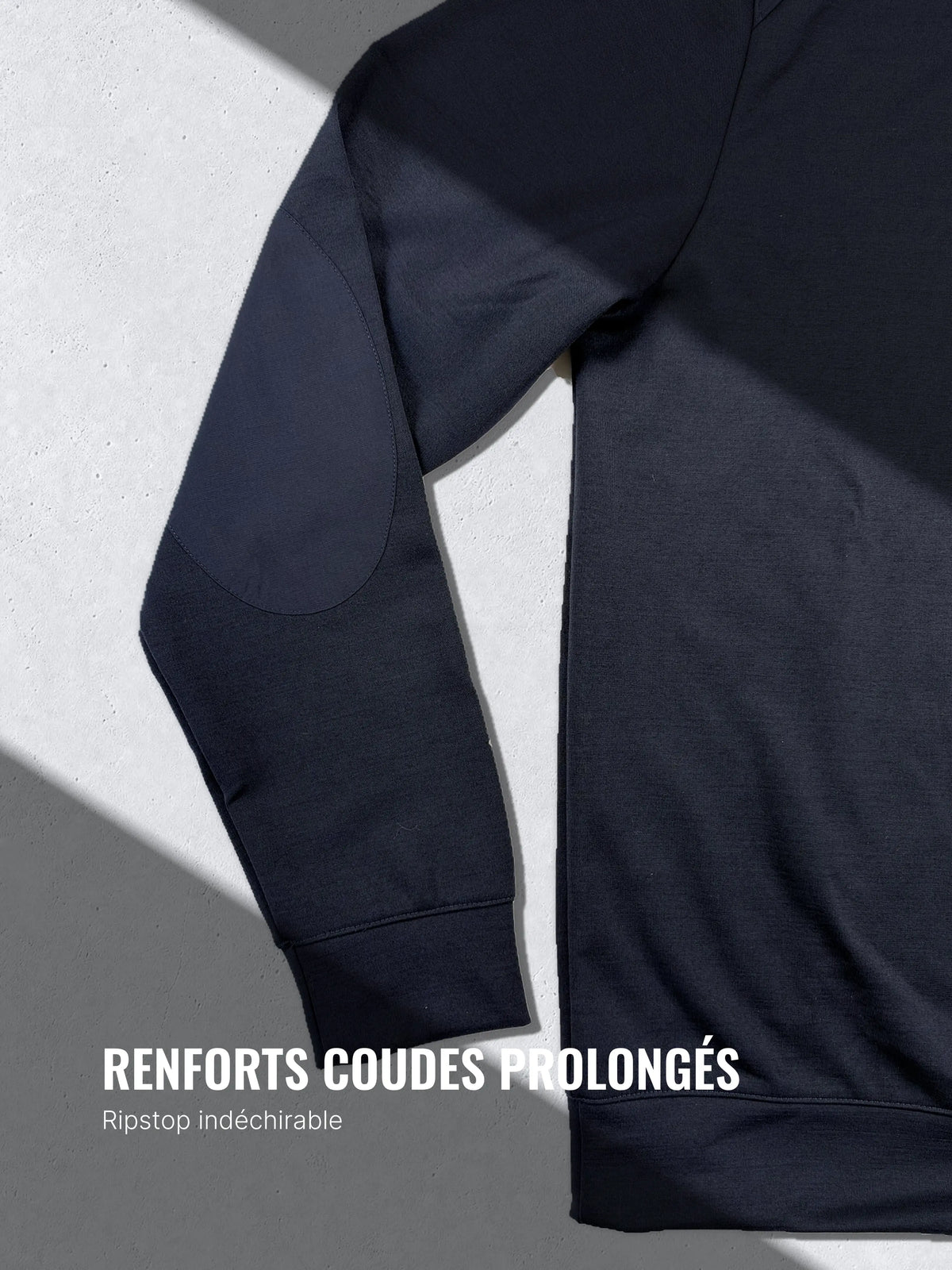 360 MERINO SWEATSHIRT Bleu chic