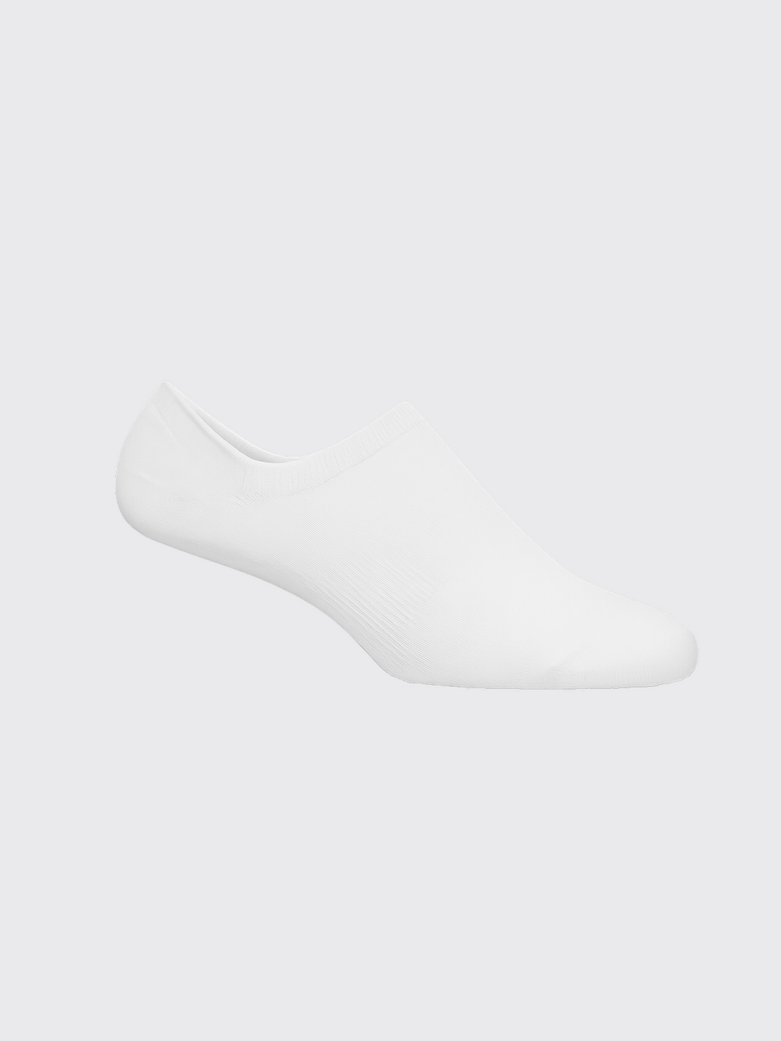 MERINO NO SHOW SOCKS Blanc