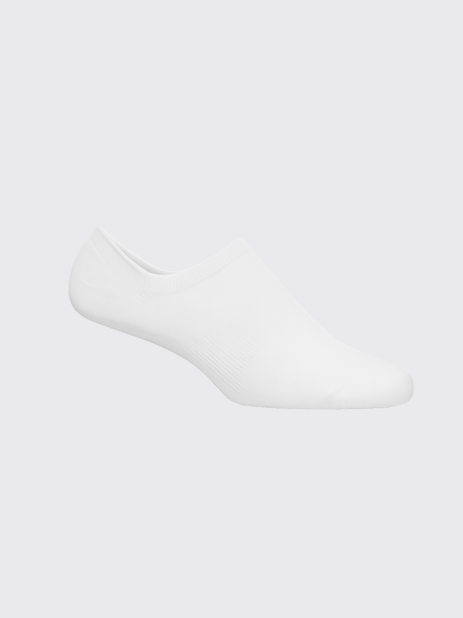 MERINO NO SHOW SOCKS Blanc