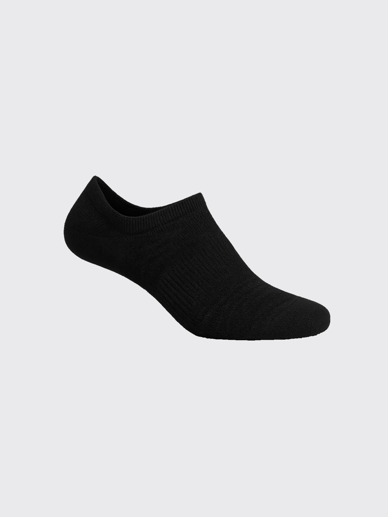 MERINO NO SHOW SOCKS Noir