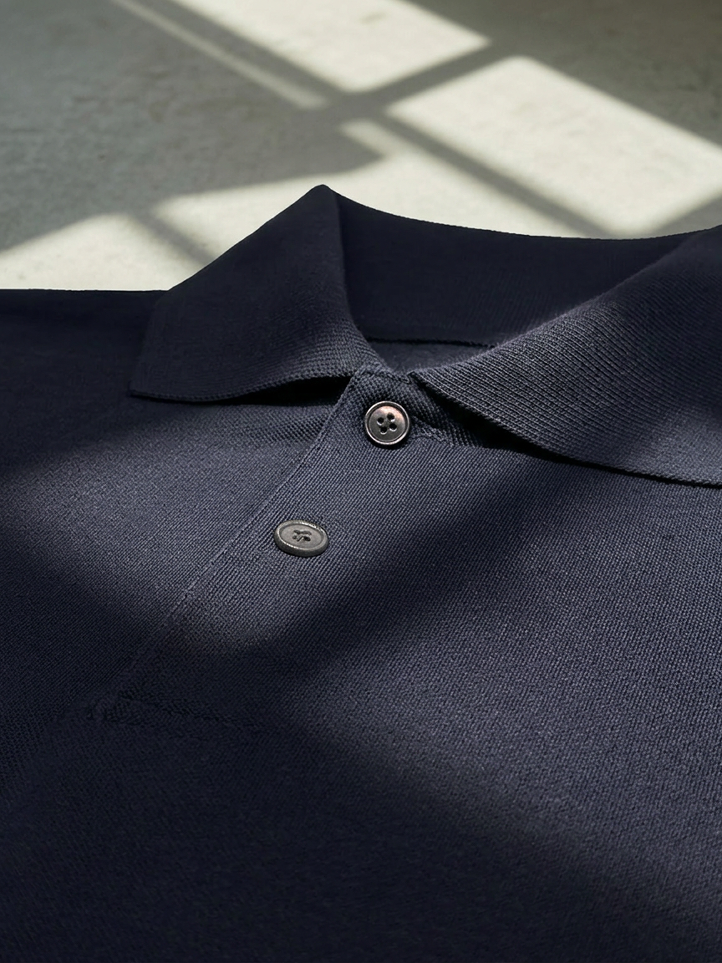 PERFORMANCE MERINO POLO Bleu Chic